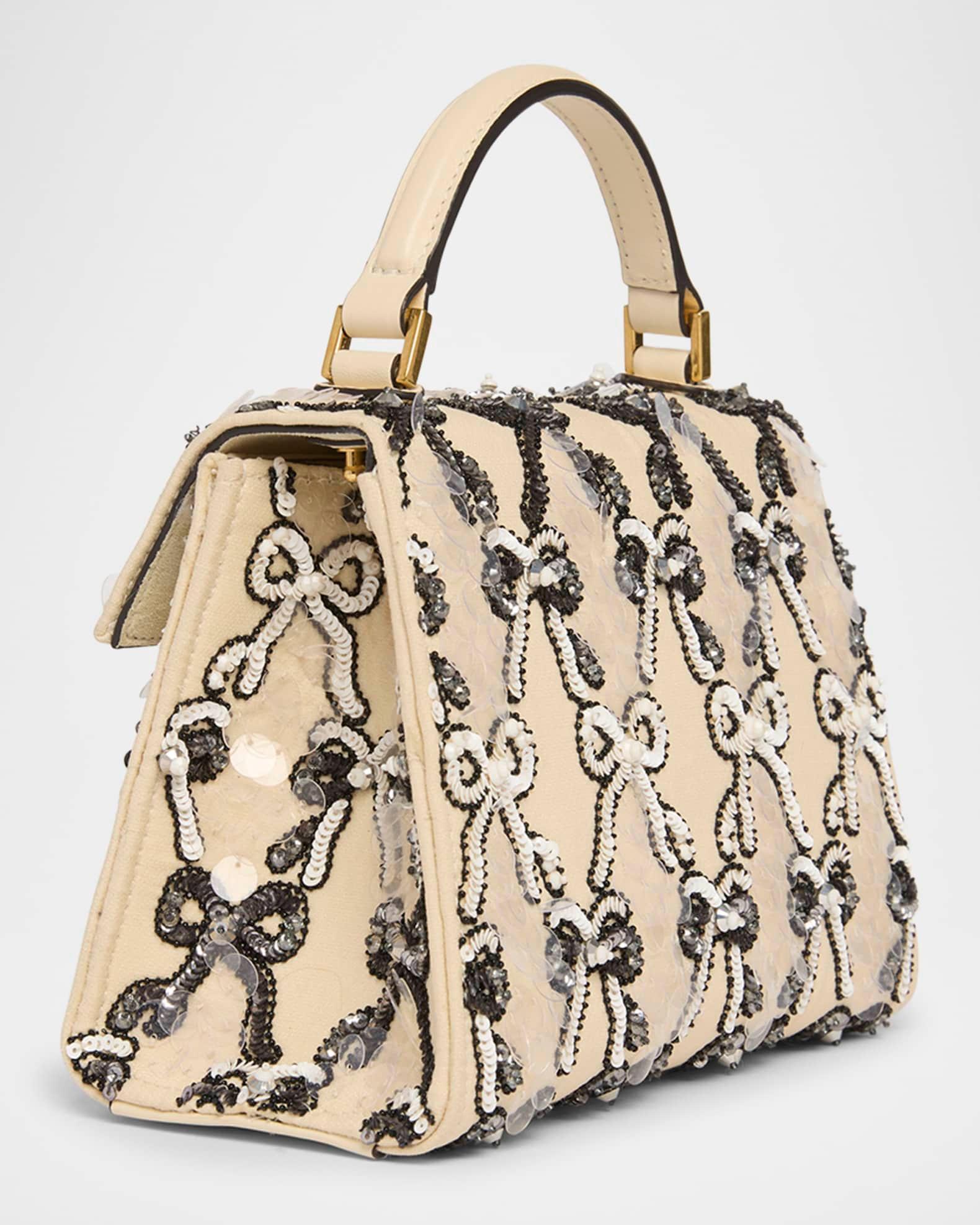 VSLING Mini Bow Sequined Top-Handle Bag  Product Image