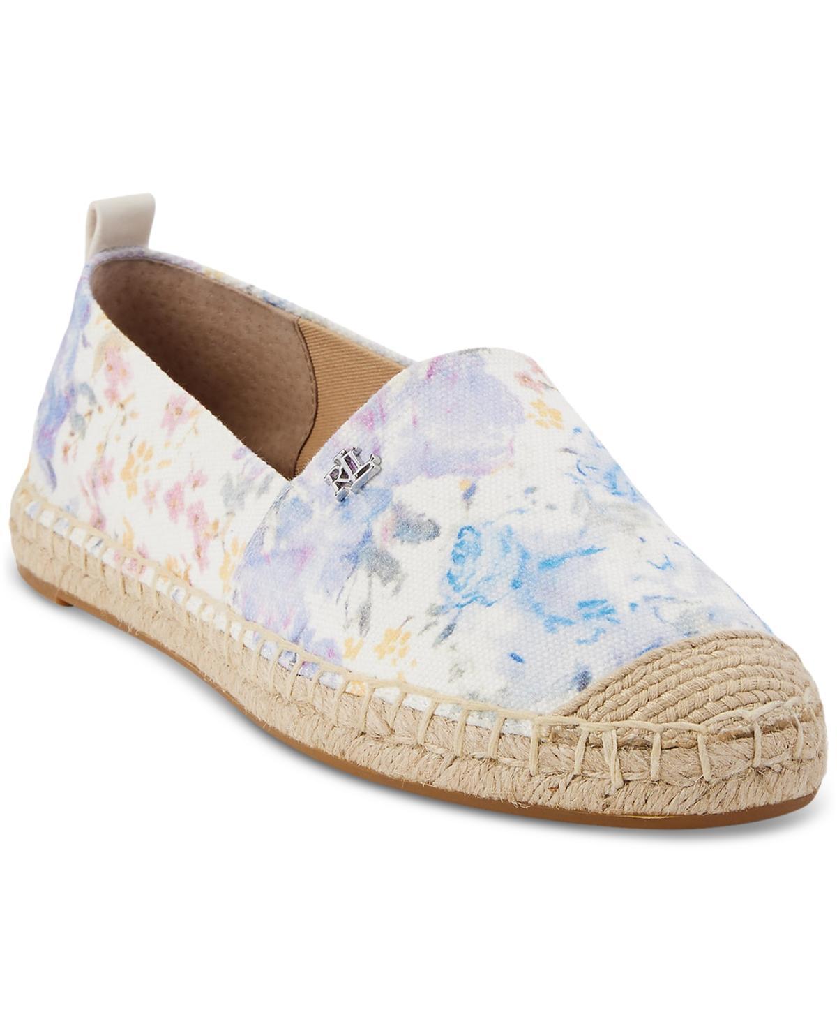 Lauren Ralph Lauren Cameryn Leather Espadrille Flats Product Image