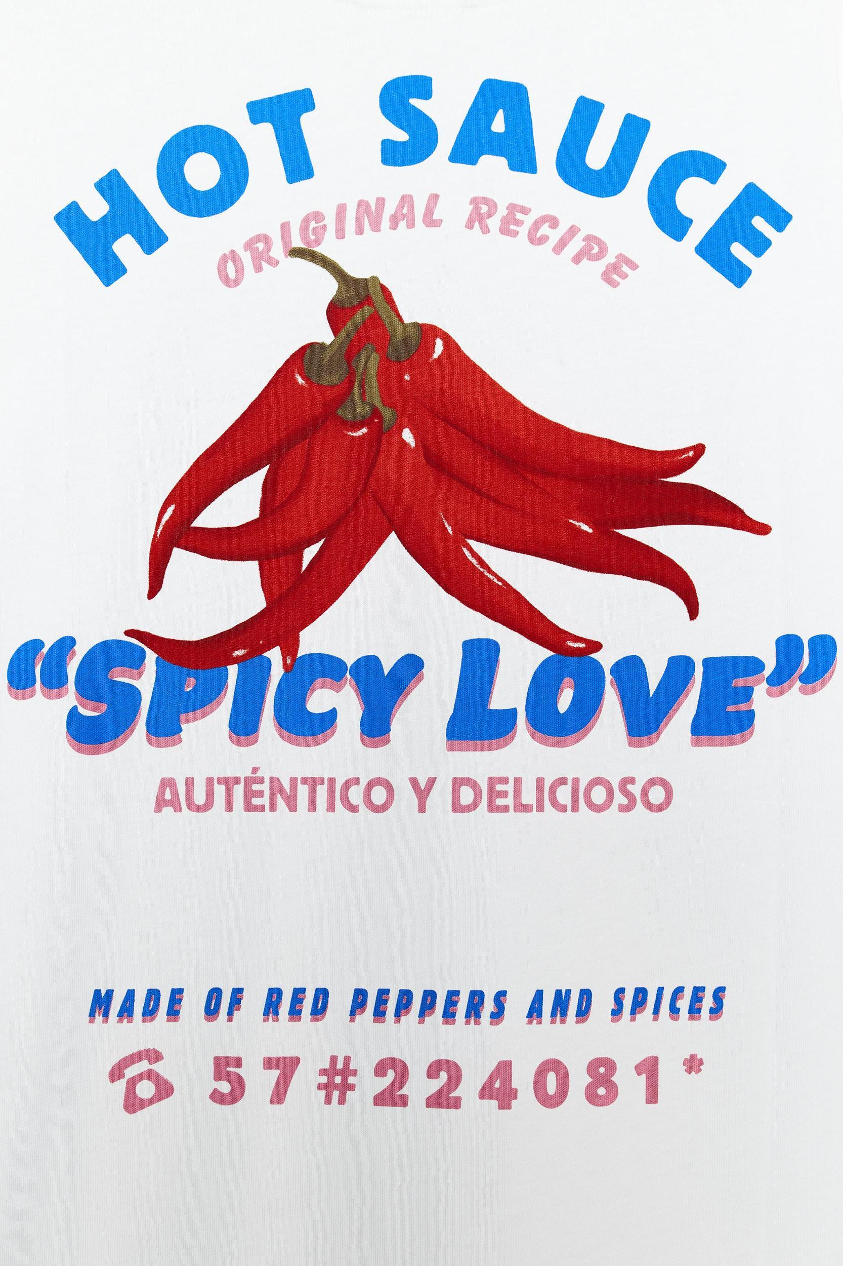 TEXT PRINT T-SHIRT Product Image