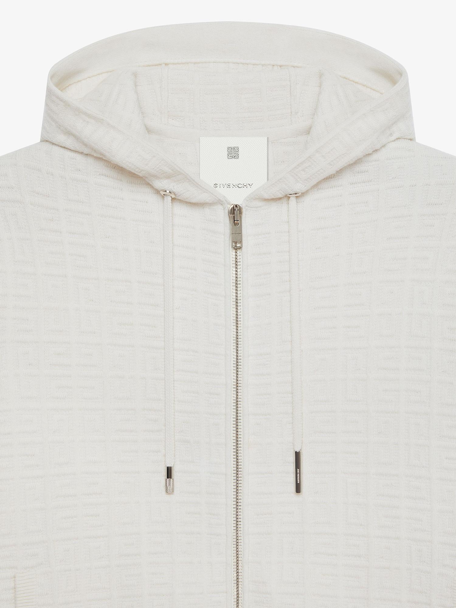 Hooded jacket in 4G cashmere Product Image