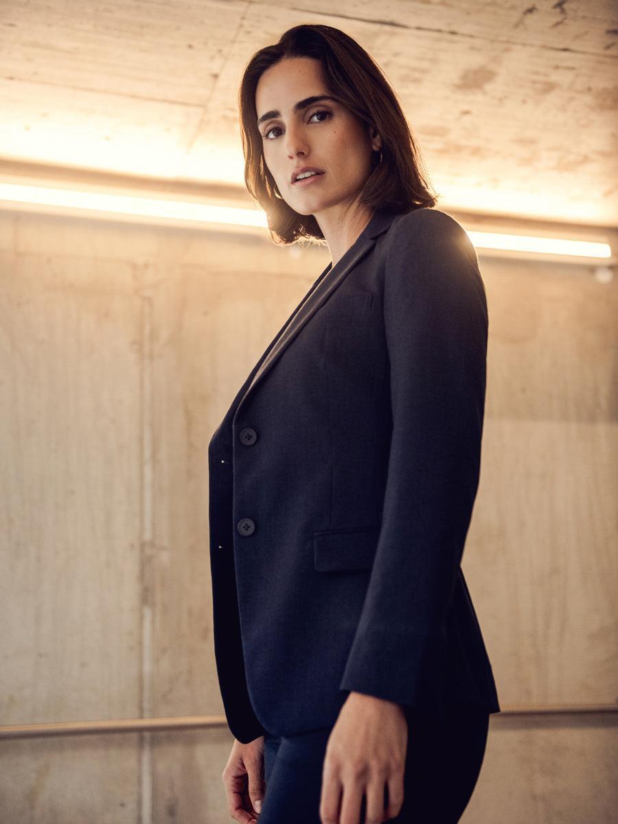 Women's Velocity Tailored Blazer - Dark Navy Heather (MPS) Female Product Image