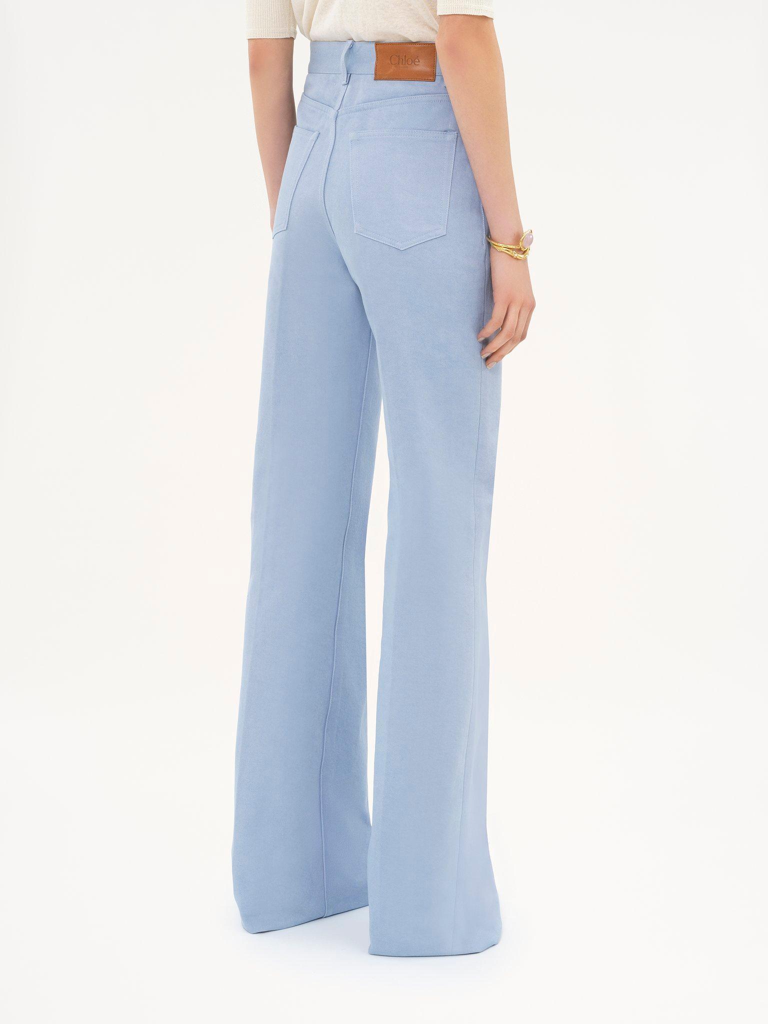 High-rise flare jeans in denim Product Image