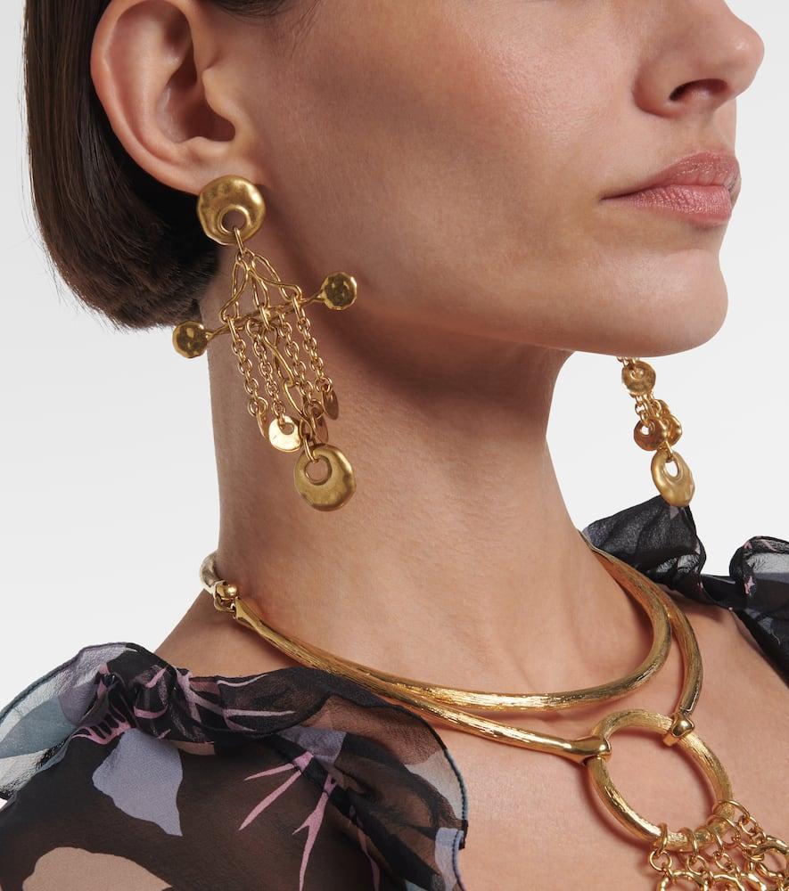 CHLOÉ Eclectic Earrings In Gold Product Image