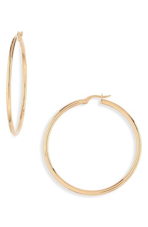 Round Hoop Earrings, 45mm Product Image