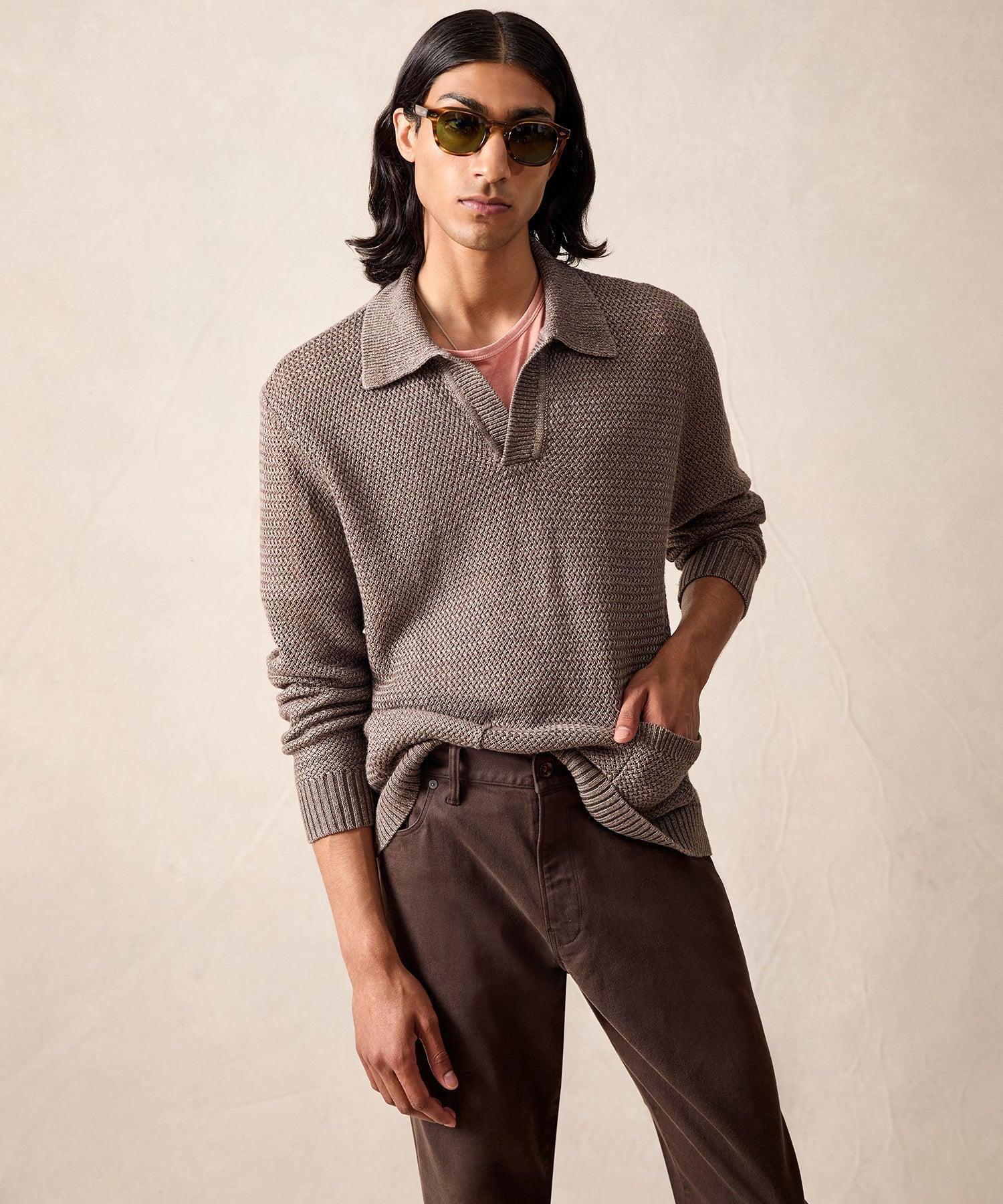 Linen Popover Sweater Product Image