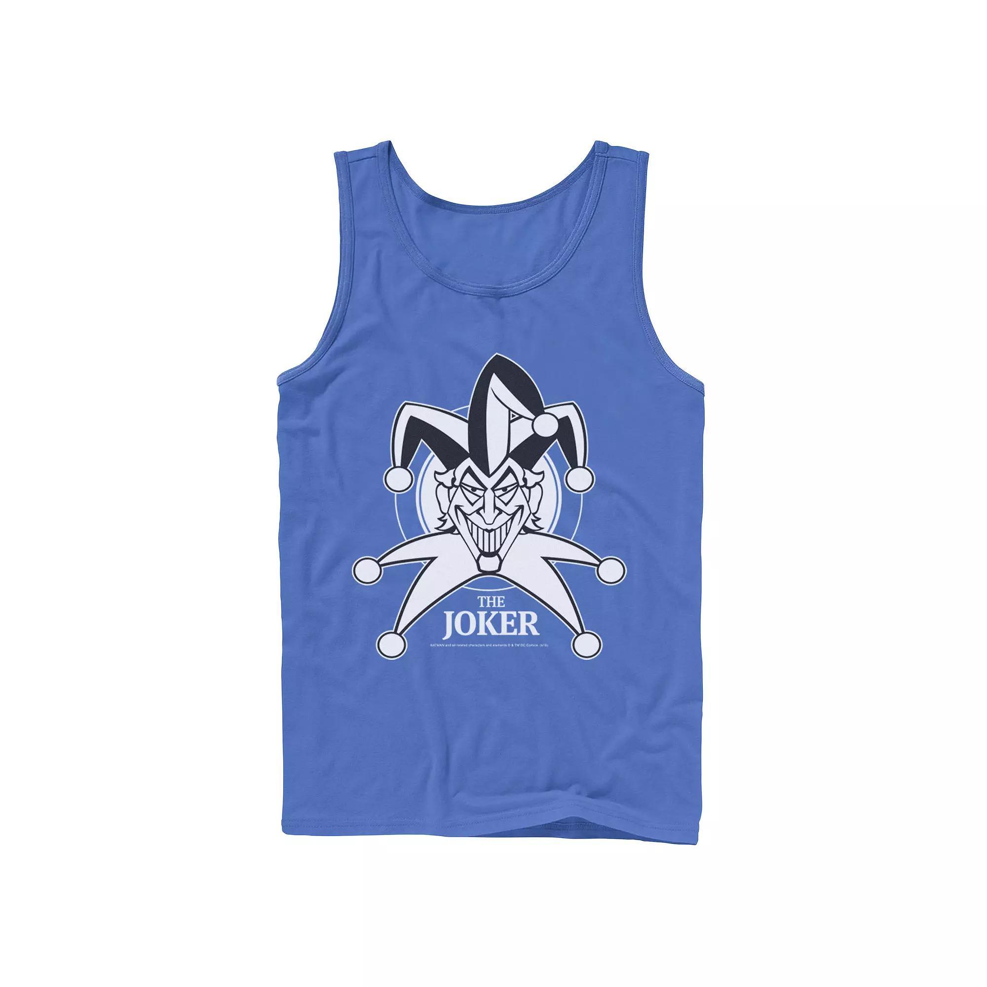 Men's DC Comics Joker Smiling Classic Poster Tank Top,  Product Image