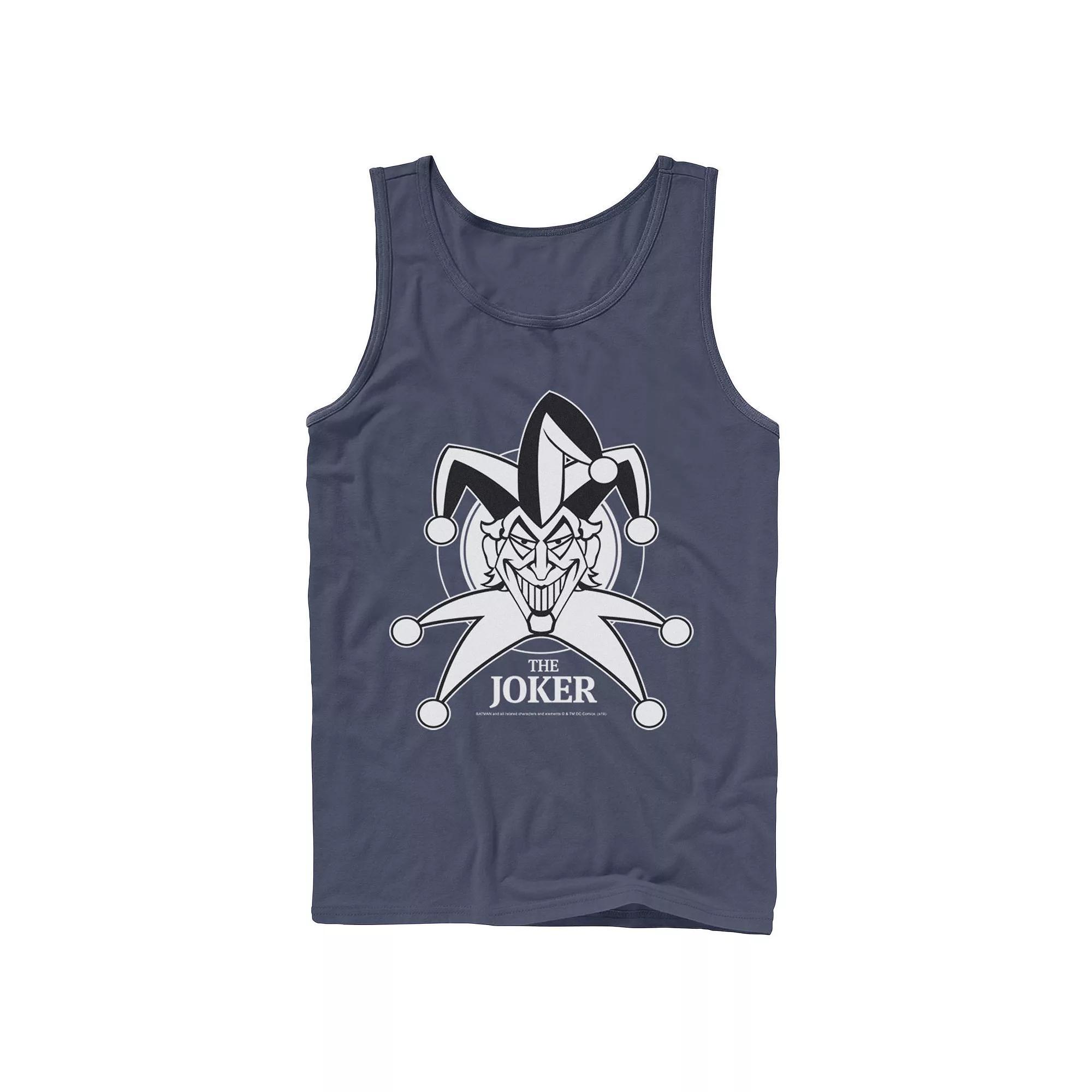 Men's DC Comics Joker Smiling Classic Poster Tank Top,  Product Image