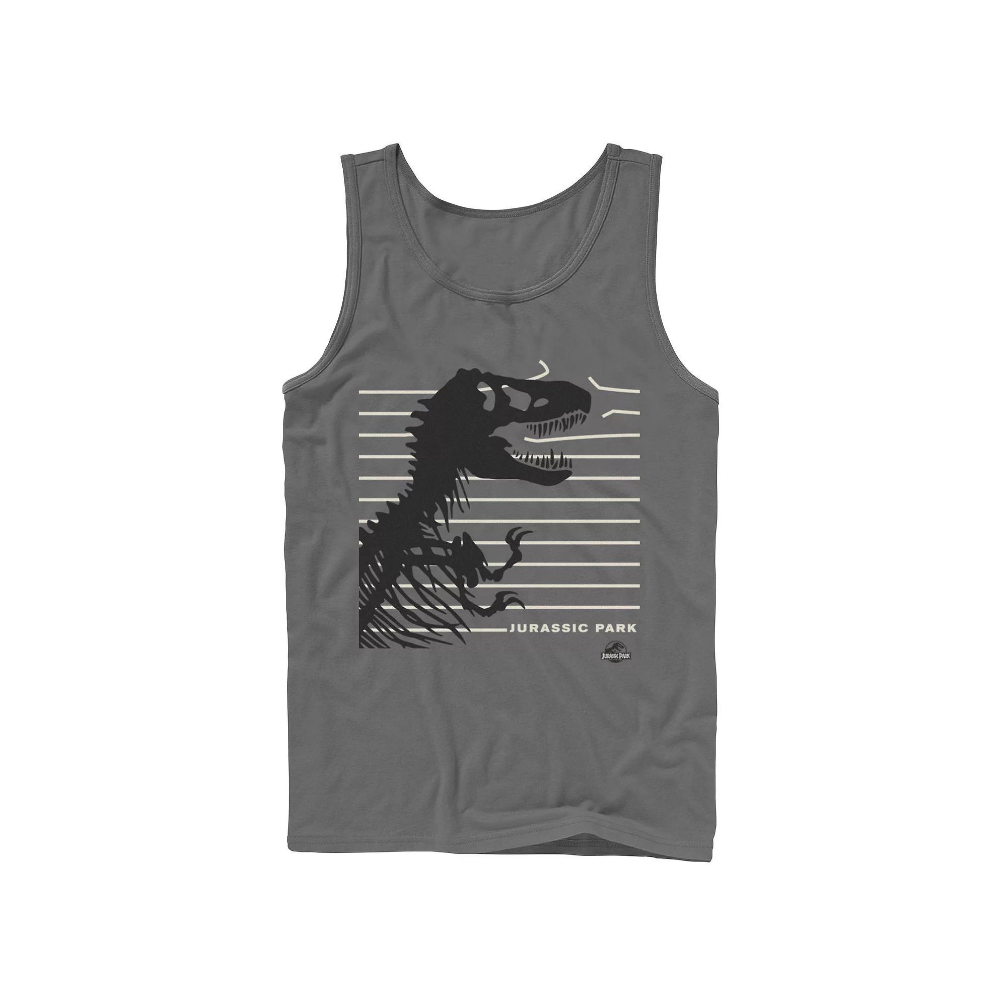 Men's Jurassic Park T-Rex Broken Fence Tank Top,  Product Image
