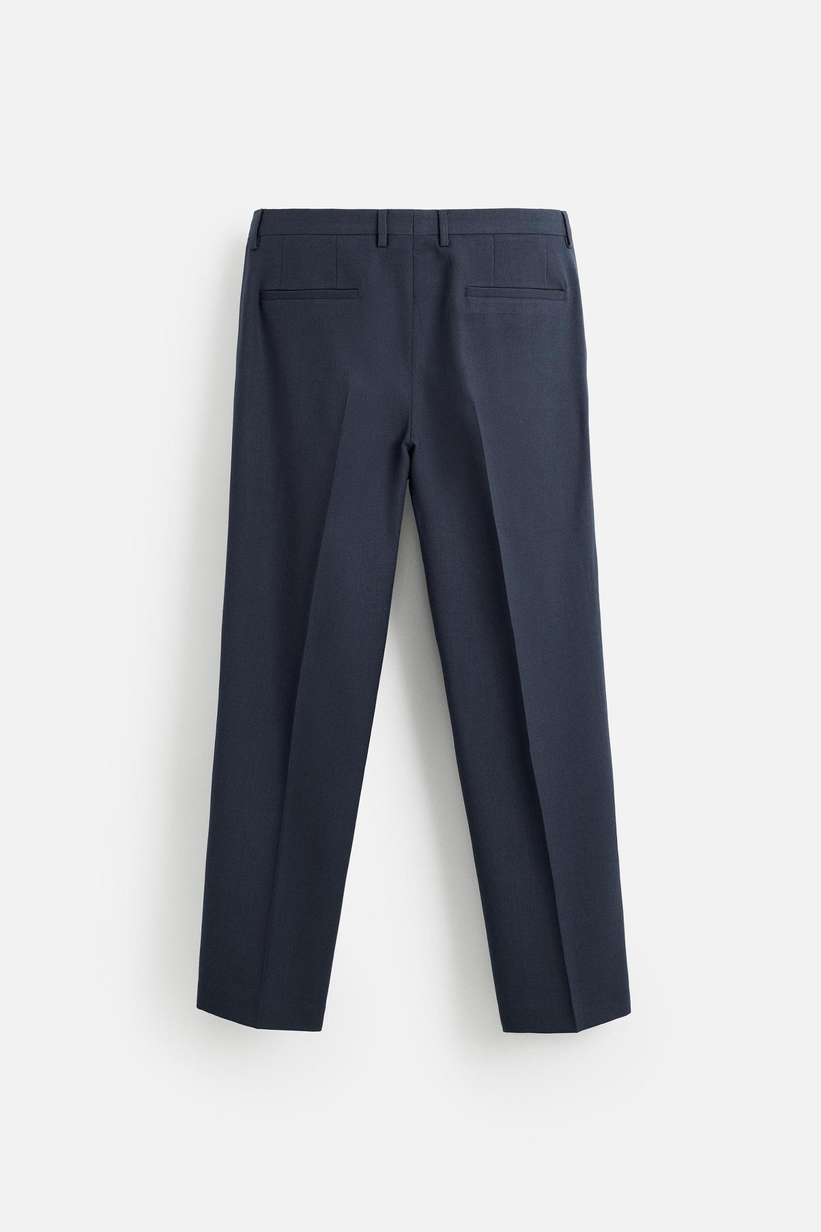 WOOL BLEND SUIT PANTS Product Image