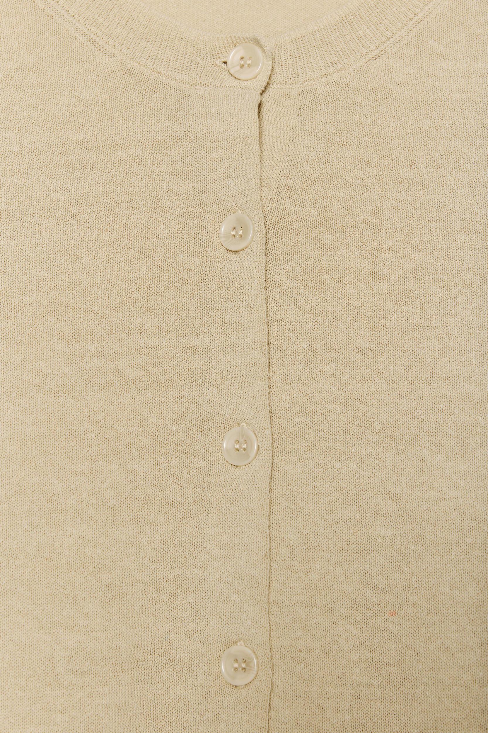 LINEN CARDIGAN Product Image