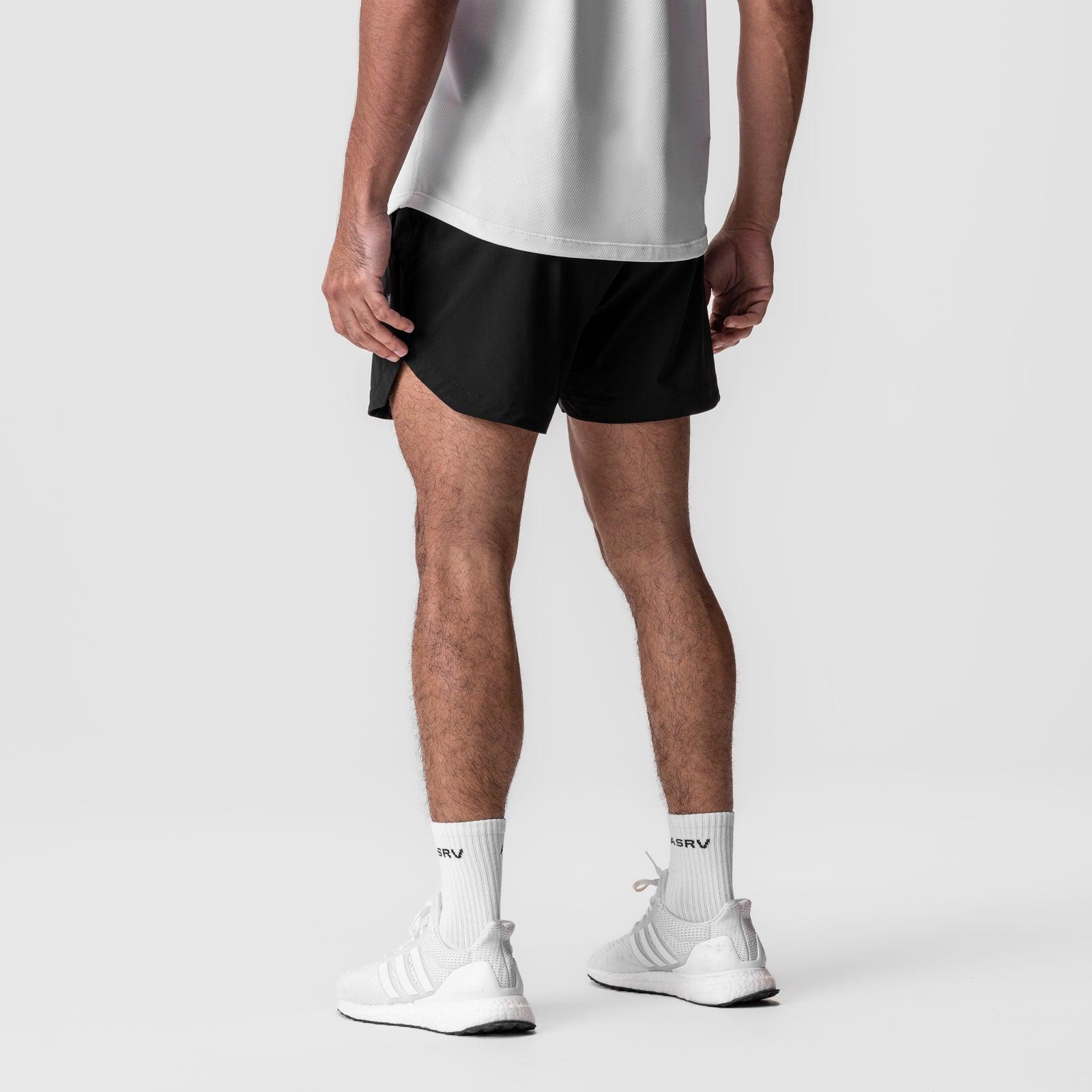 0751. Tetra-Lite® 5" Linerless Short - Black "Reflective Classic" Male Product Image