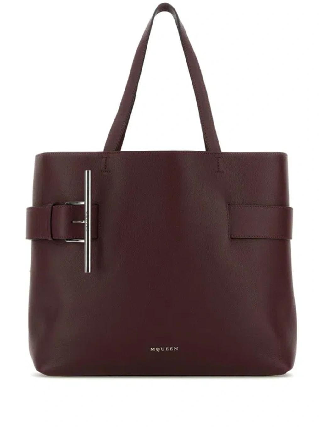 ALEXANDER MCQUEEN Sling Shopper In Purple Product Image