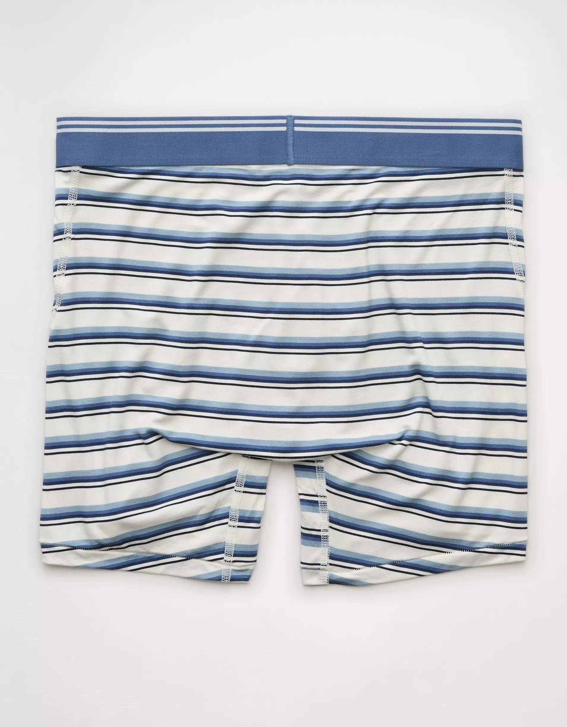 AEO Men's Striped 6" Ultra Soft Boxer Brief Product Image