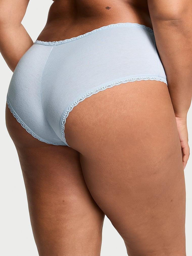 Cotton Lace-Waist Cheeky Panty Product Image