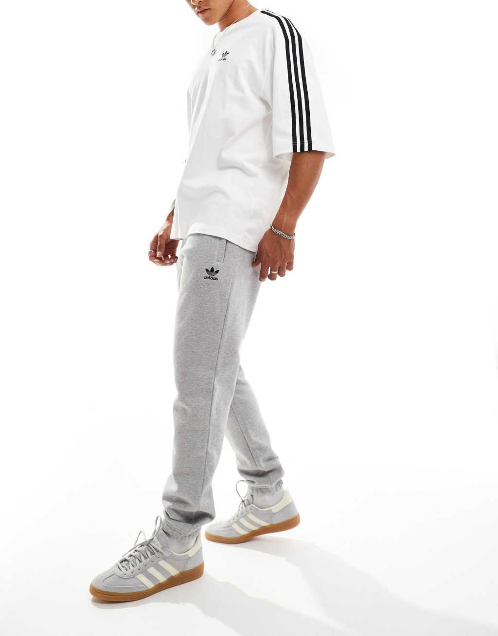 adidas Originals essential track pants in gray Product Image