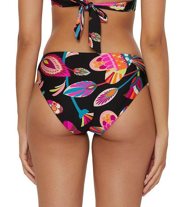 Trina Turk Luminary Printed Reversible Hipster Swim Bottom Product Image