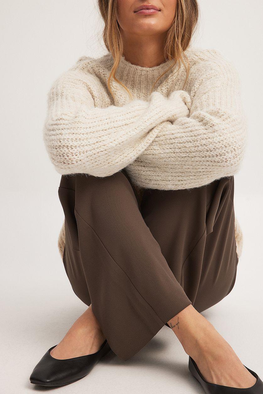 Relaxed Mid Waist Trousers Product Image