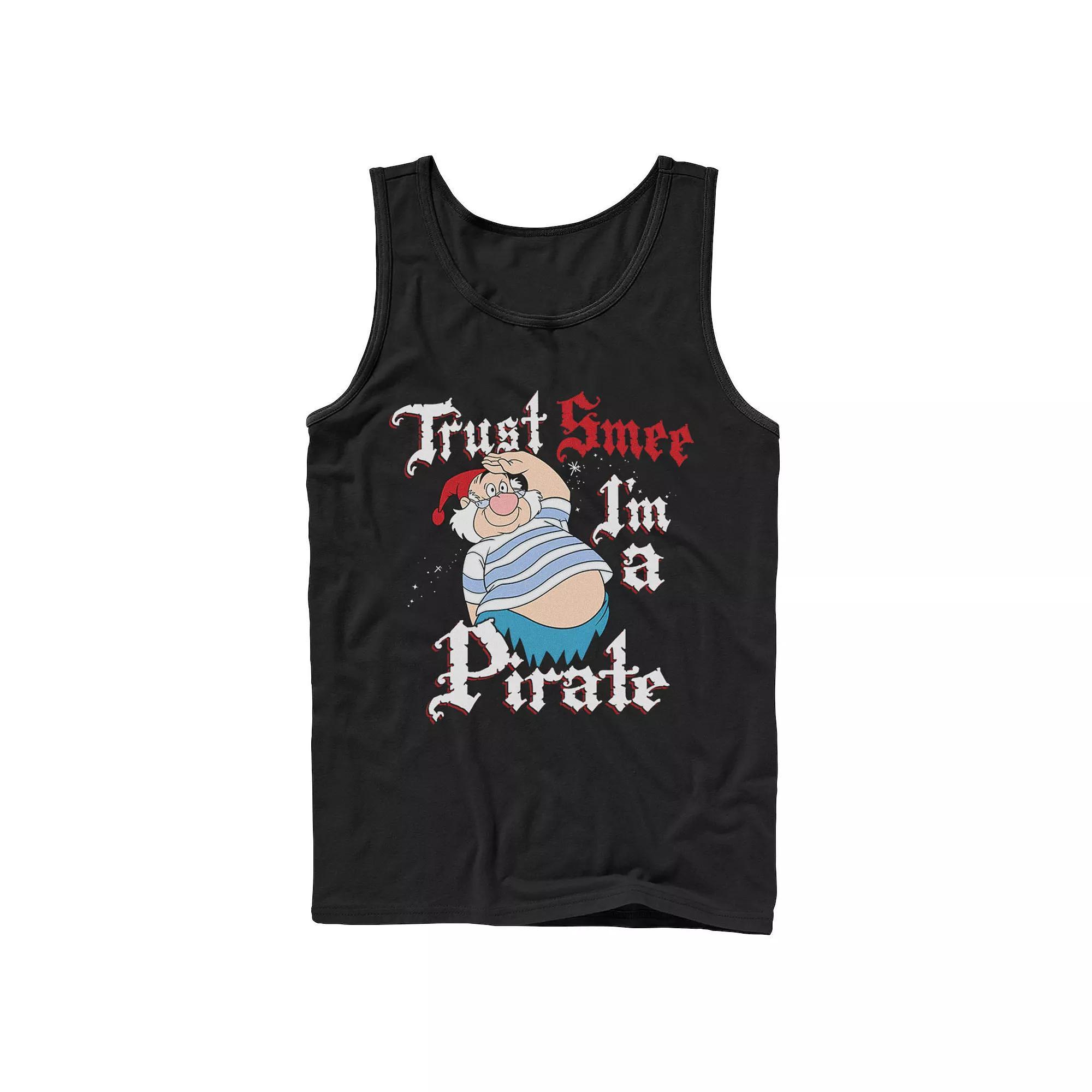 Disney's Peter Pan Trust SMEE I'm A Pirate Salute Men's Tank Top, Size: XL, Black Product Image