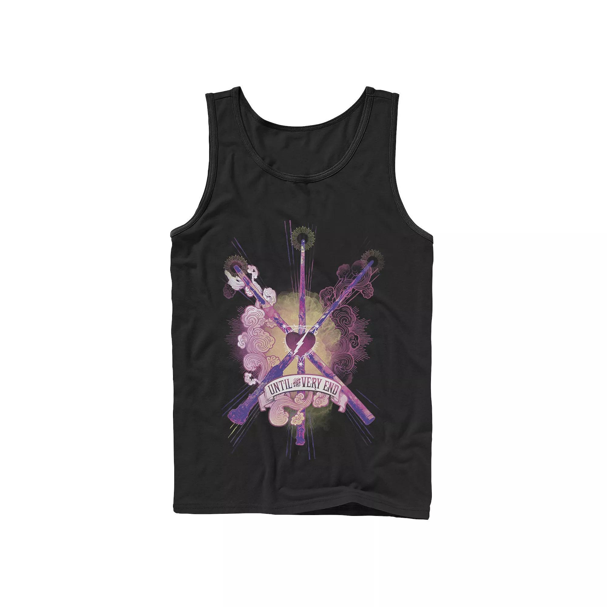 Men's Harry Potter Until The Very End Wands Tank Top,  Product Image
