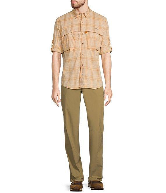 L.L.Bean Performance Stretch Tropicwear Plaid Long Sleeve Woven Shirt Product Image