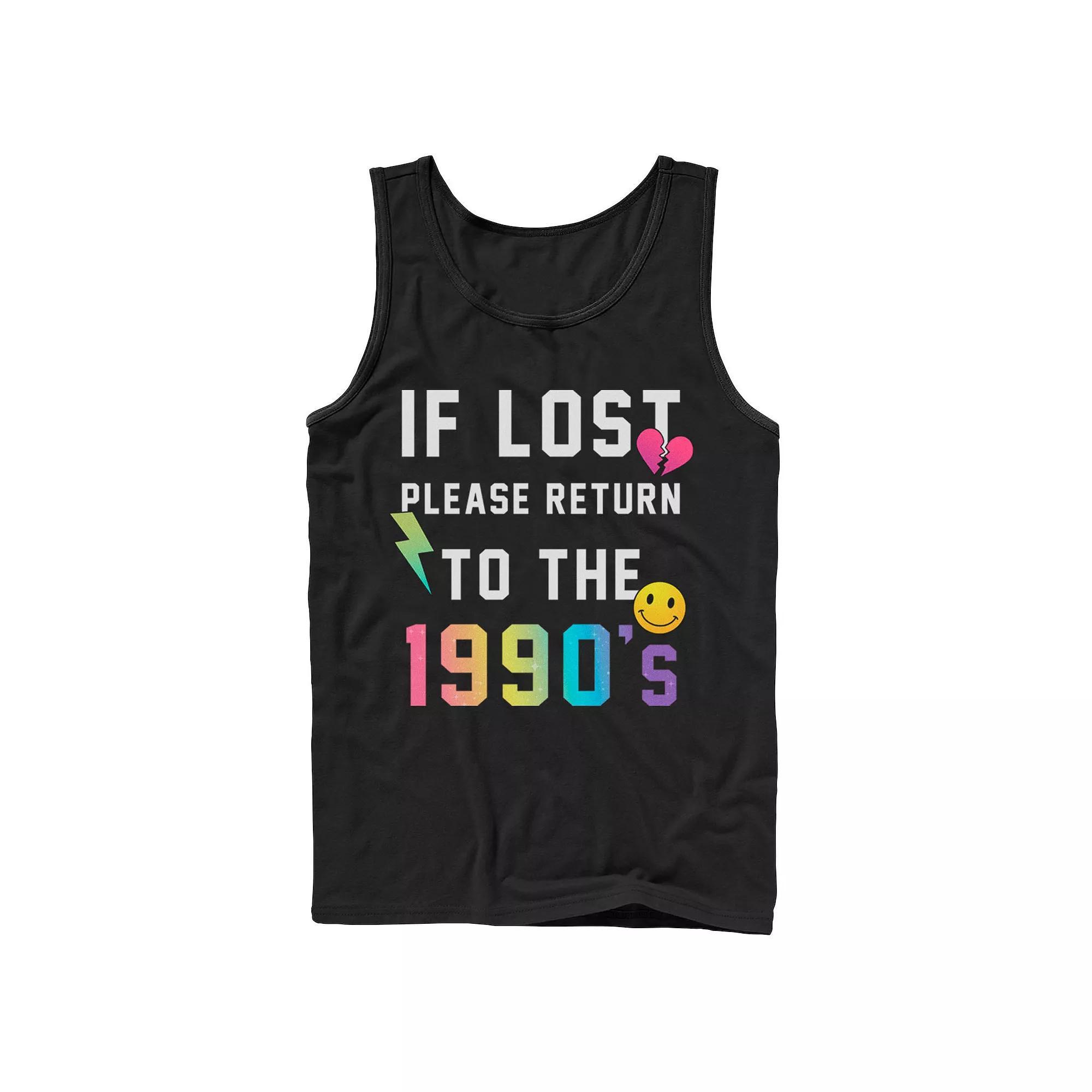 Men's Fifth Sun If Lost Please Return To The 1990's Tank Top,  Product Image