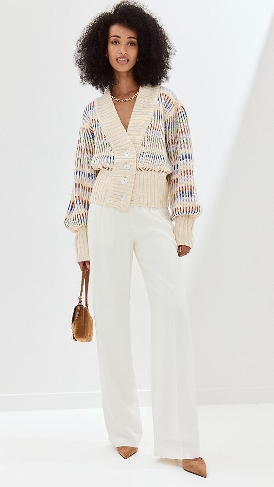 FARM Rio Bold Stitch Knit Cardigan | Shopbop Product Image