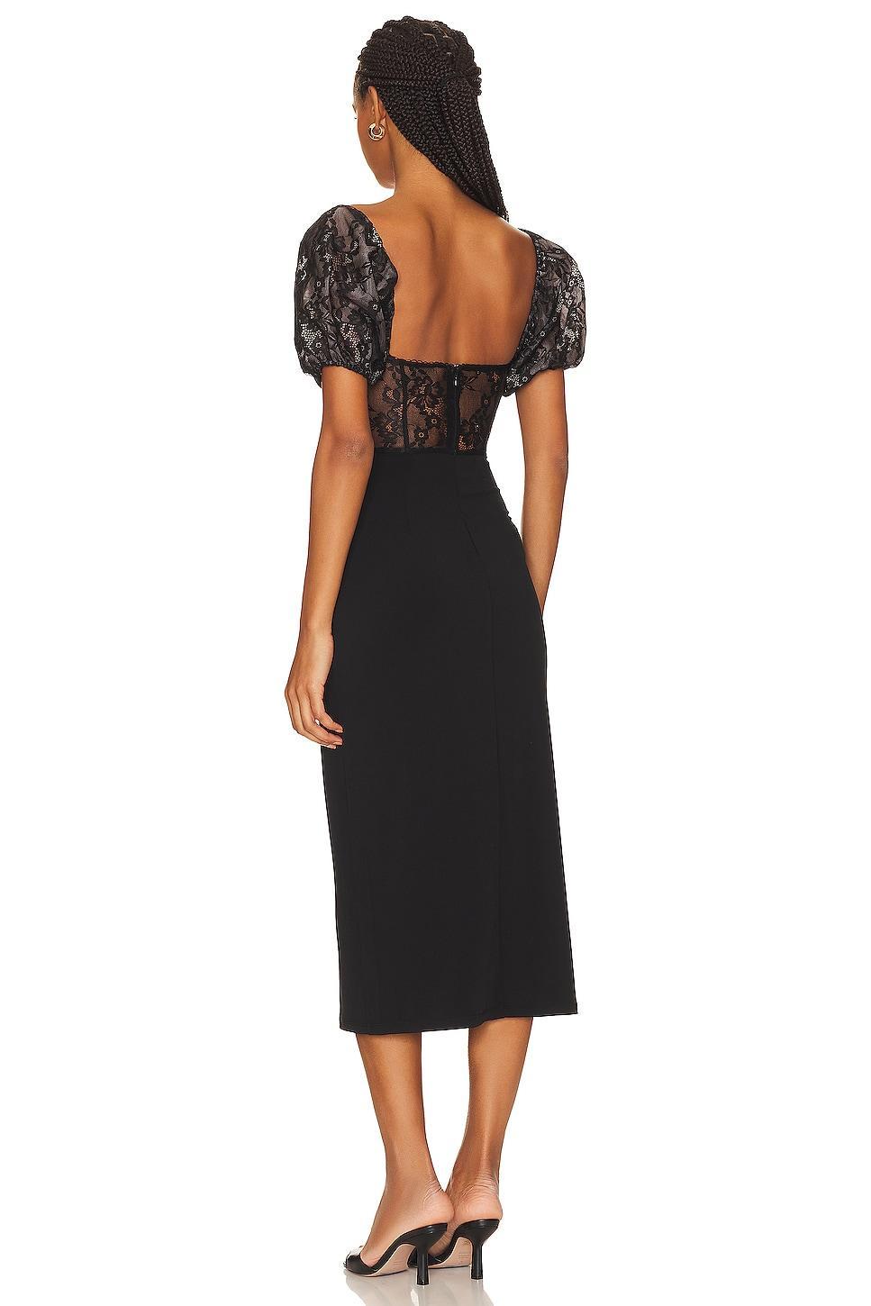 Underwire Corset Midi Lace Dress WeWoreWhat Product Image