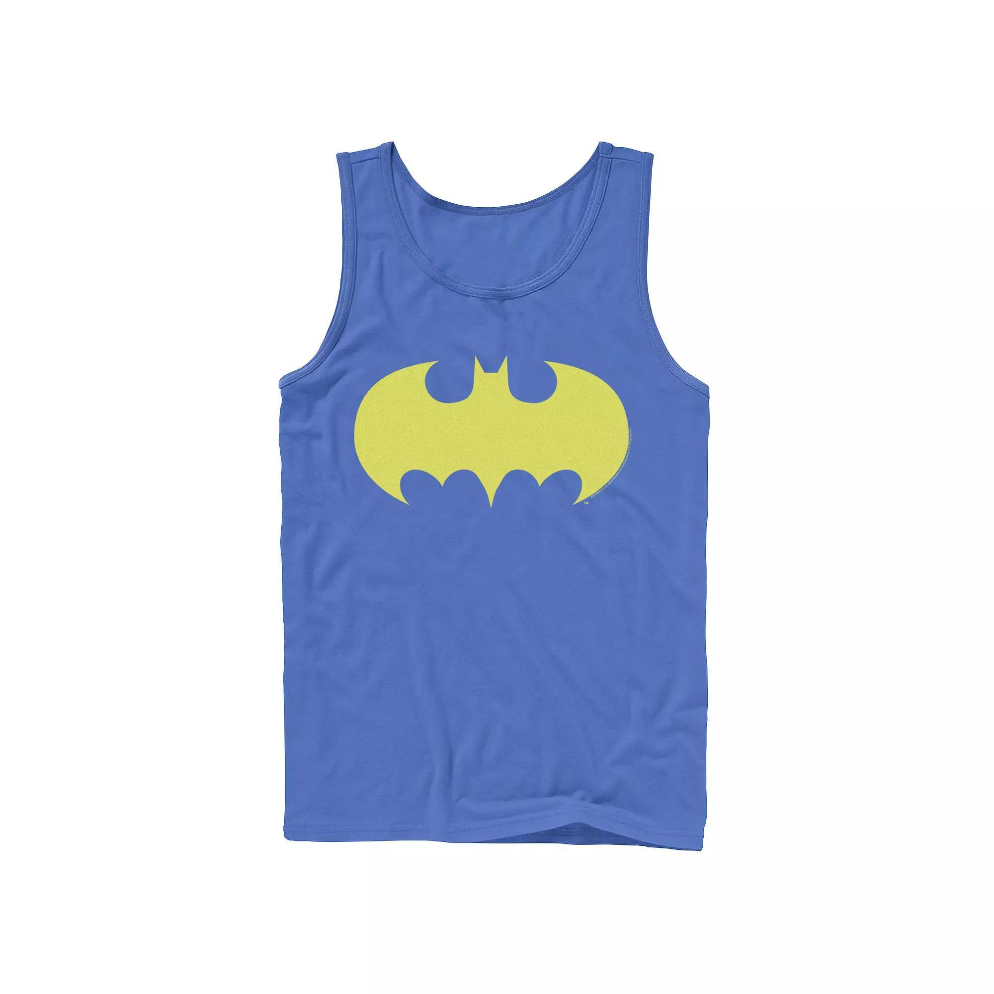 Men's DC Comics Batman Solid Chest Logo Graphic Tank Top,  Product Image