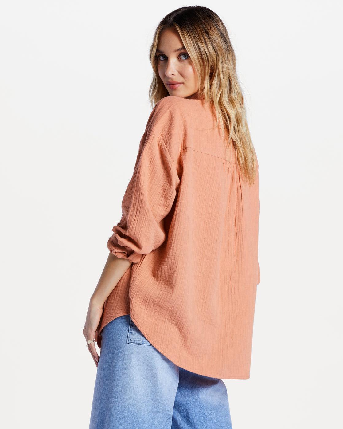 Right On Long Sleeve Shirt - Rose Dawn Female Product Image