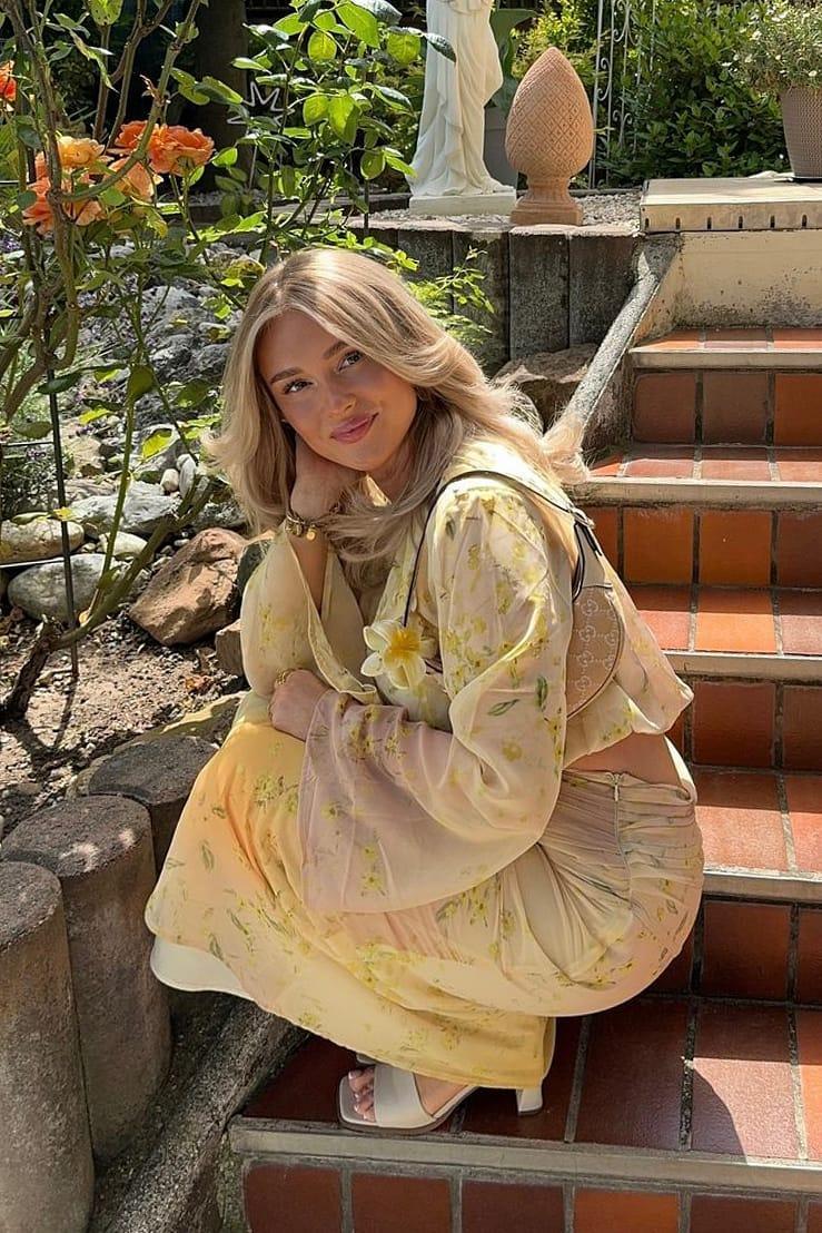 Draped Flowy Long Sleeve Blouse Product Image