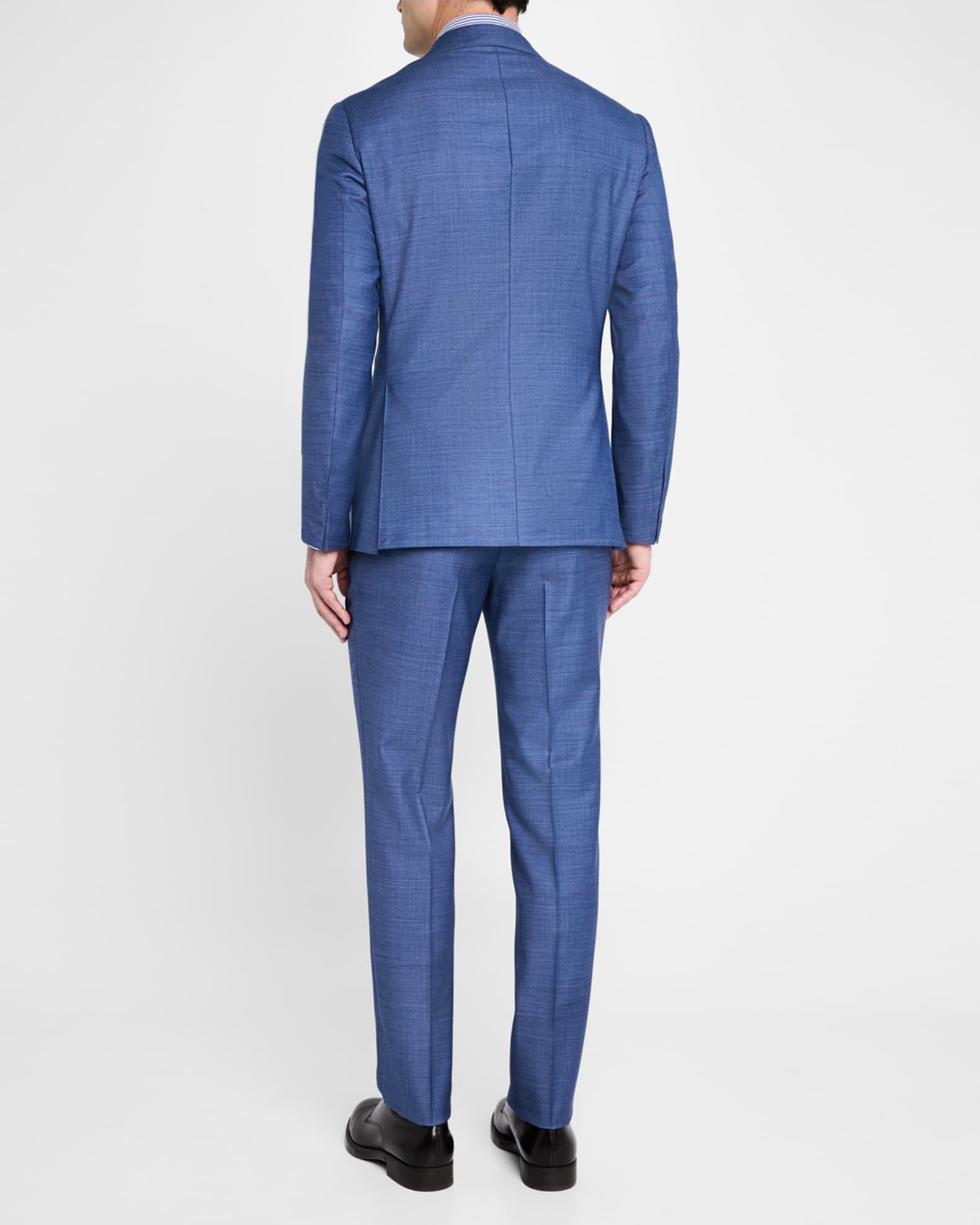 Men's Textured Solid Suit Product Image