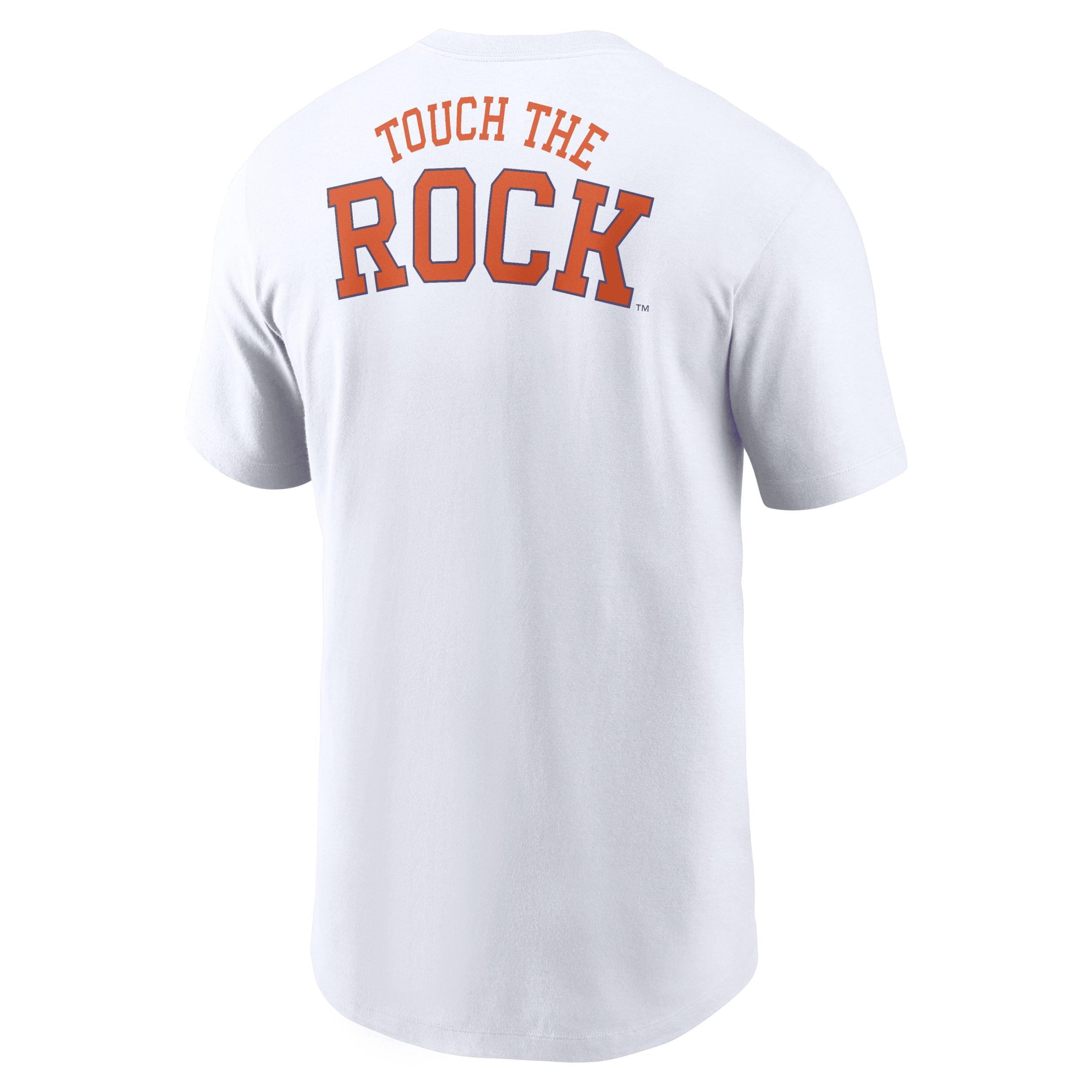 Men's Nike White Clemson Tigers Blitz 2-Hit T-Shirt,  Product Image