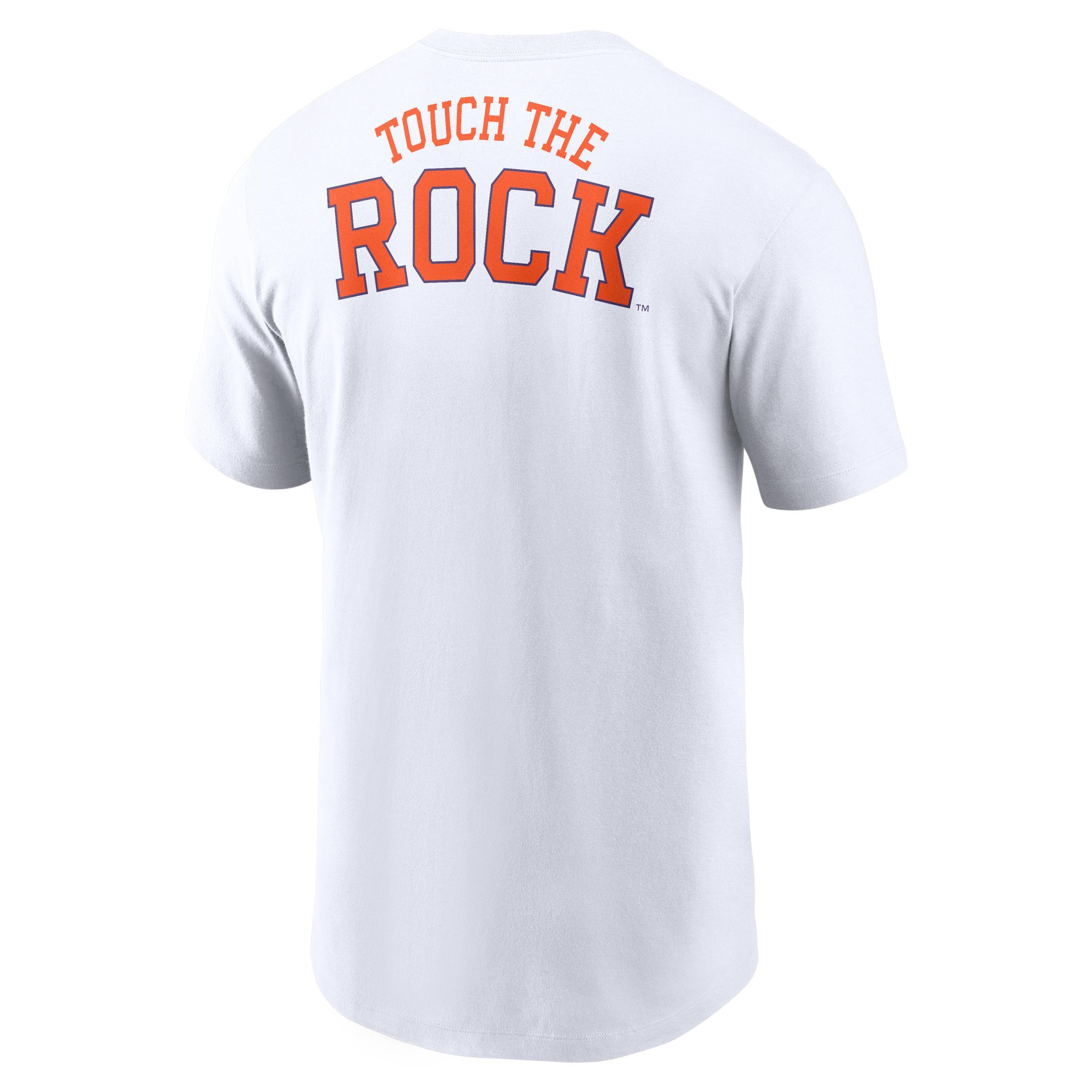 Men's Nike White Clemson Tigers Blitz 2-Hit T-Shirt,  Product Image