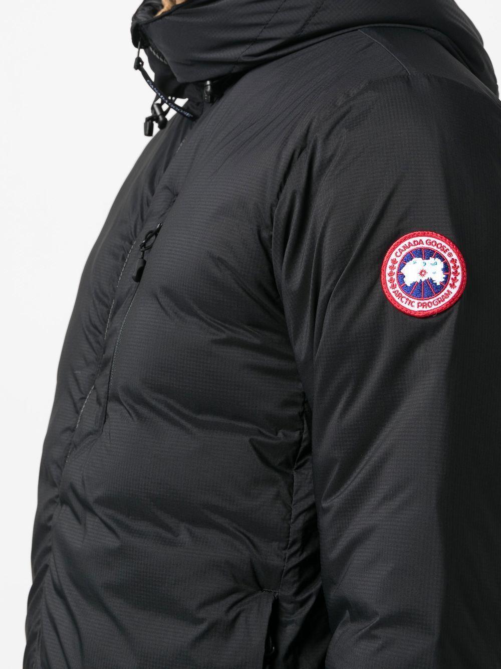 hooded feather-down padded jacket Product Image