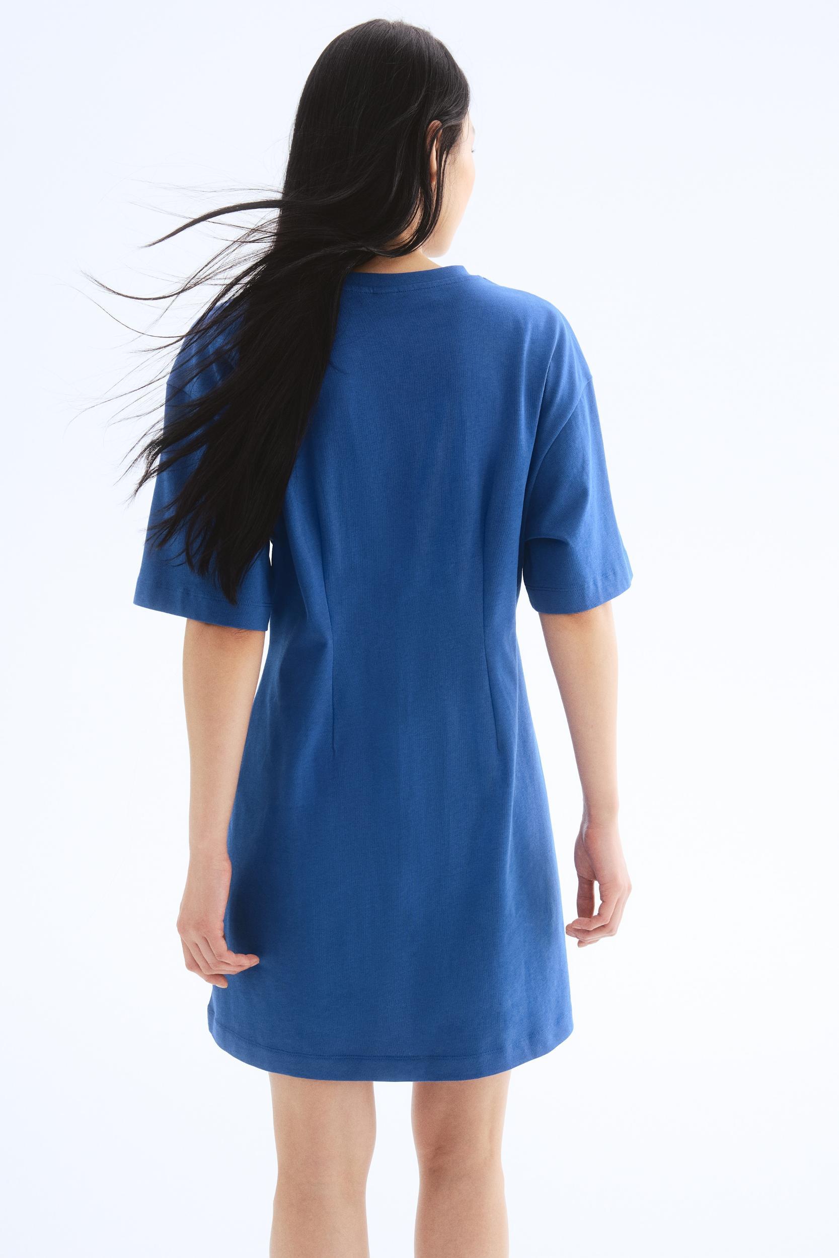 Defined-Waist T-Shirt Dress Product Image