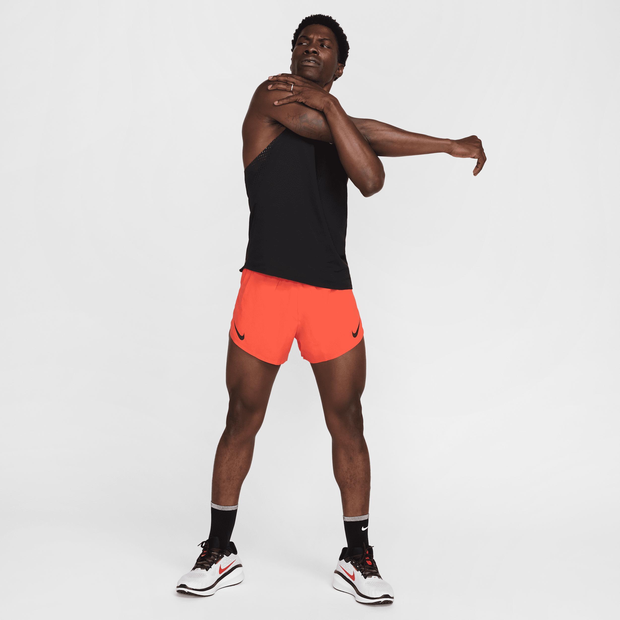 Nike Men's AeroSwift Dri-FIT ADV 4" Brief-Lined Running Shorts Product Image