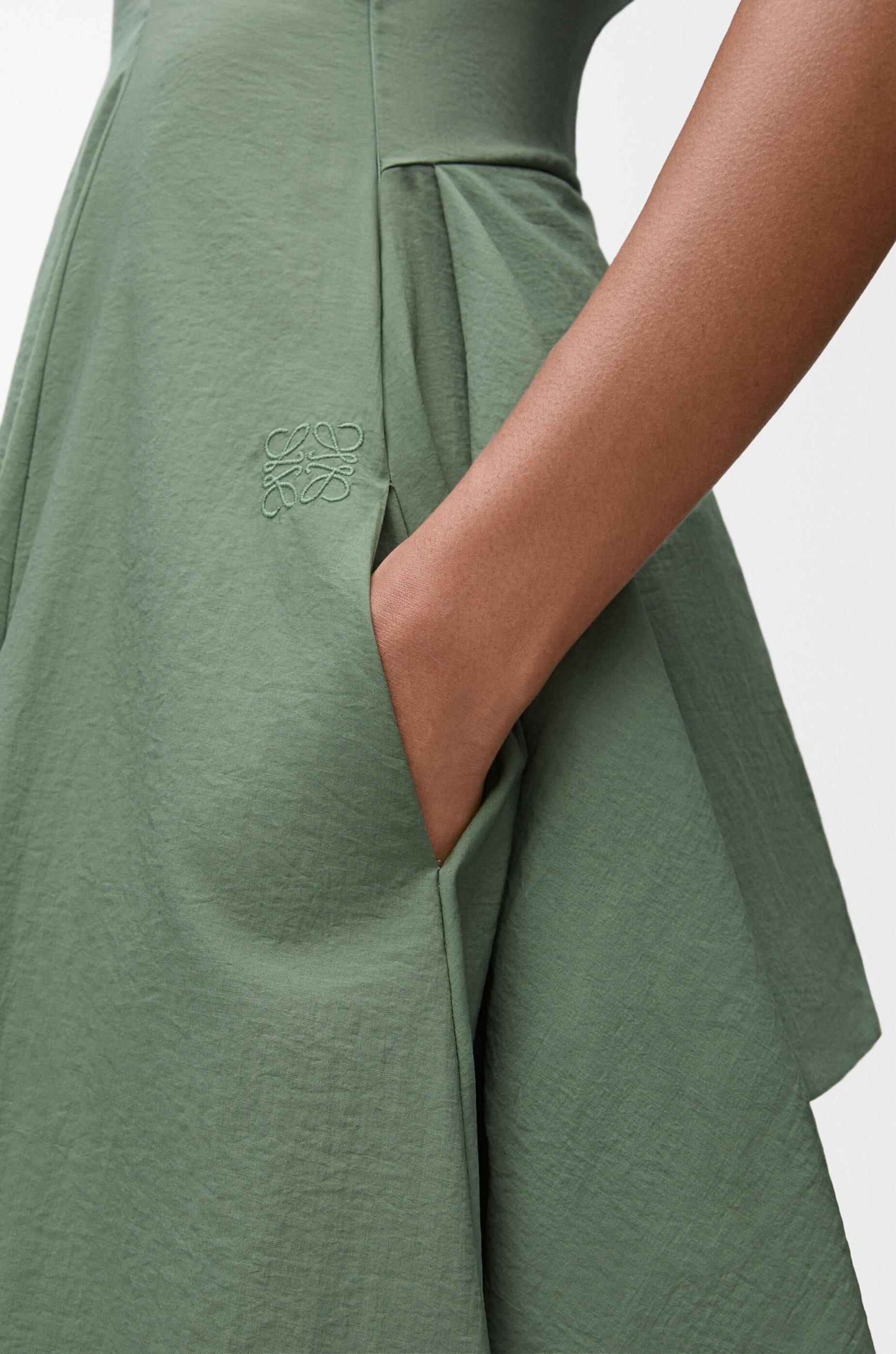 Wrap dress in cotton blend Product Image