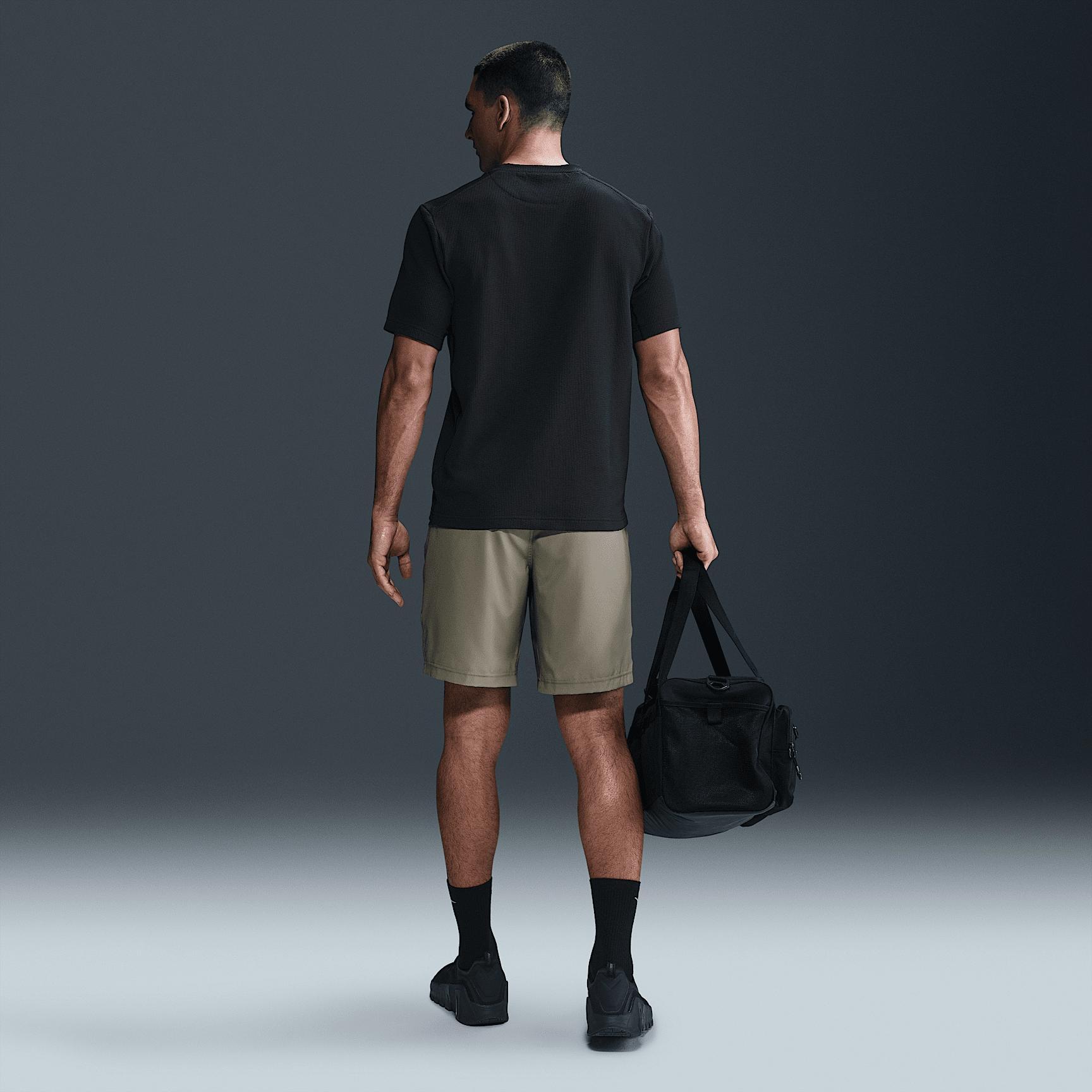 Nike Mens Primary Dri-FIT Seersucker Short-Sleeve Versatile Top | HJ4043-006 Product Image