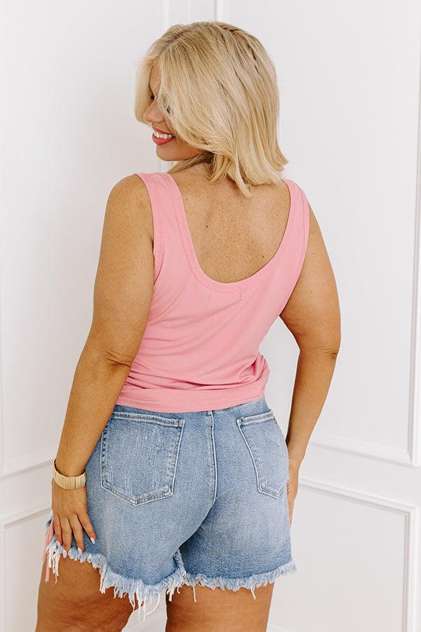 Star Sign Top In Pink Curves Product Image