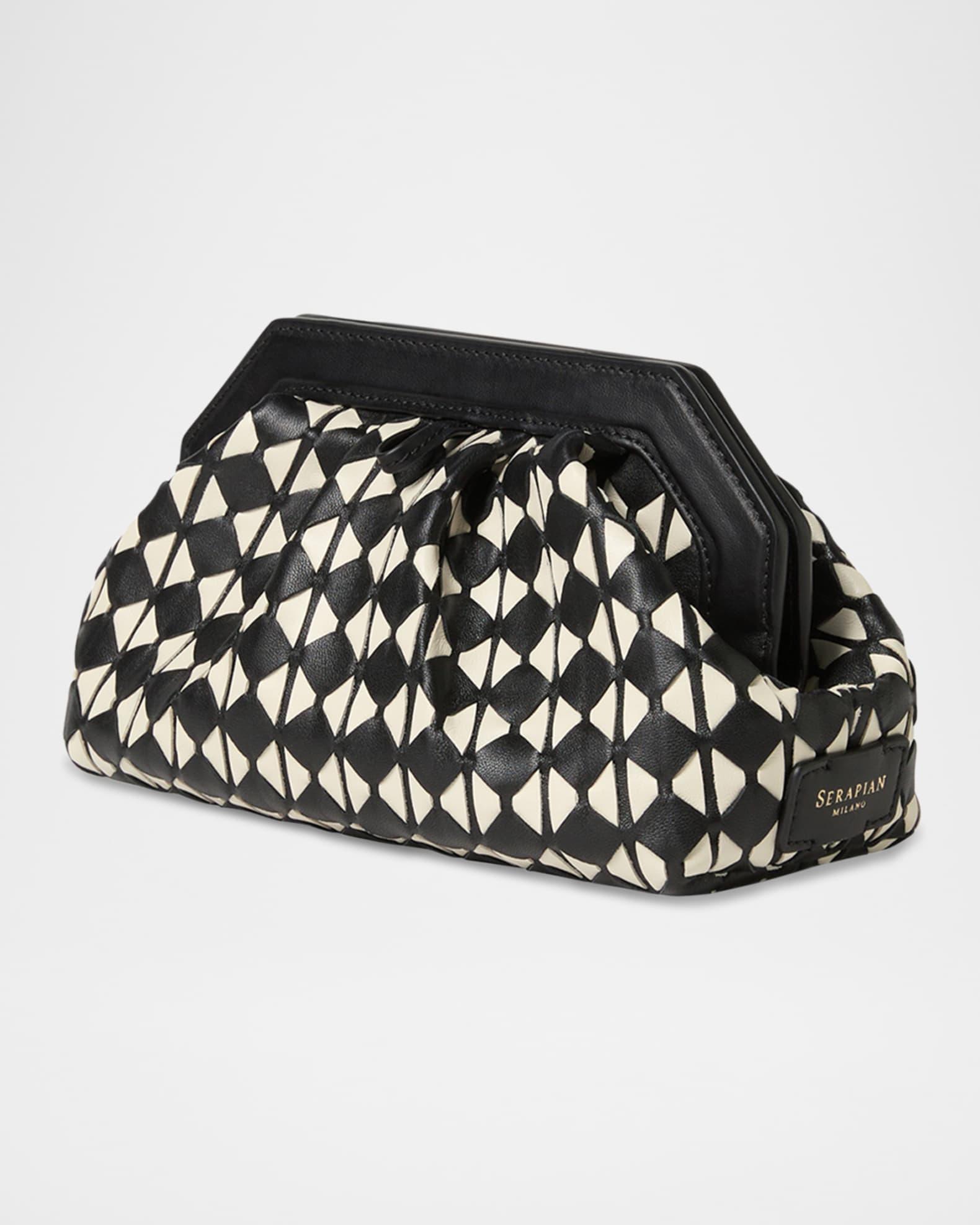 Secret Mini Mosaic Leather Clutch Bag with Chain Product Image