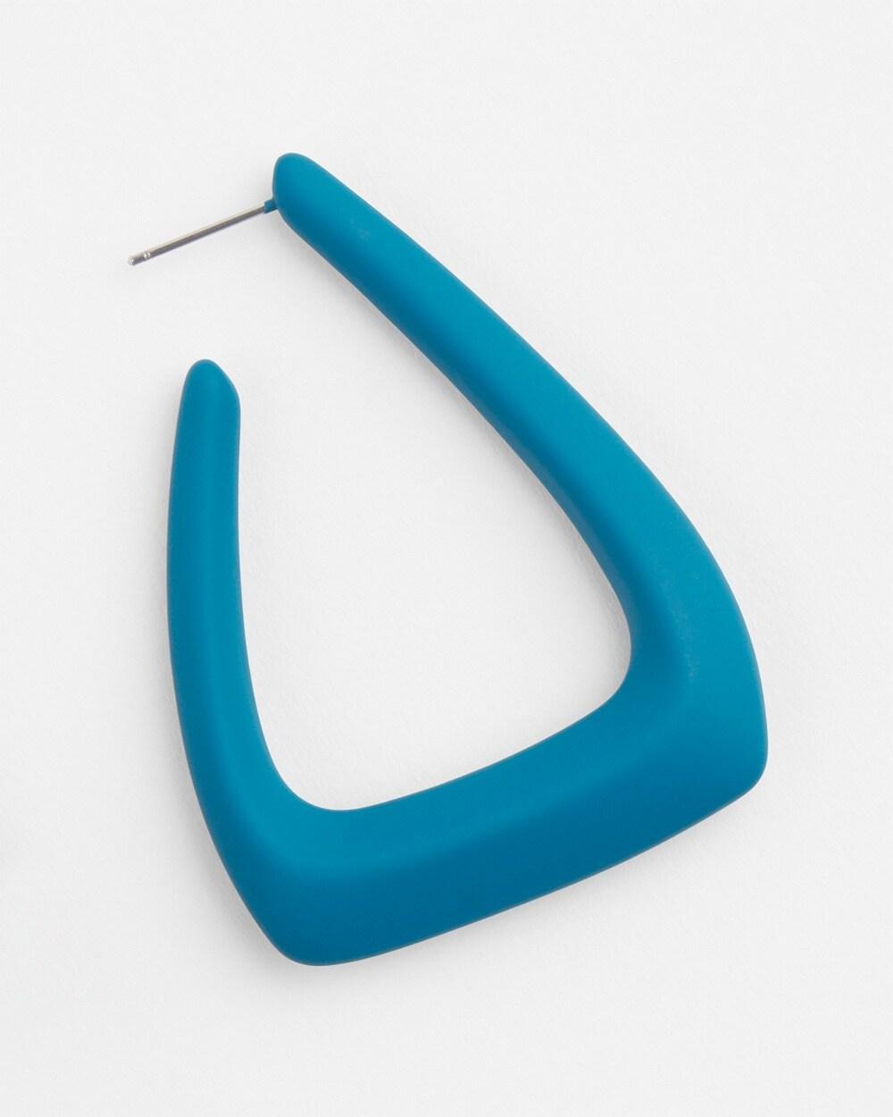 No Droop™ Blue Coated Hoops Product Image