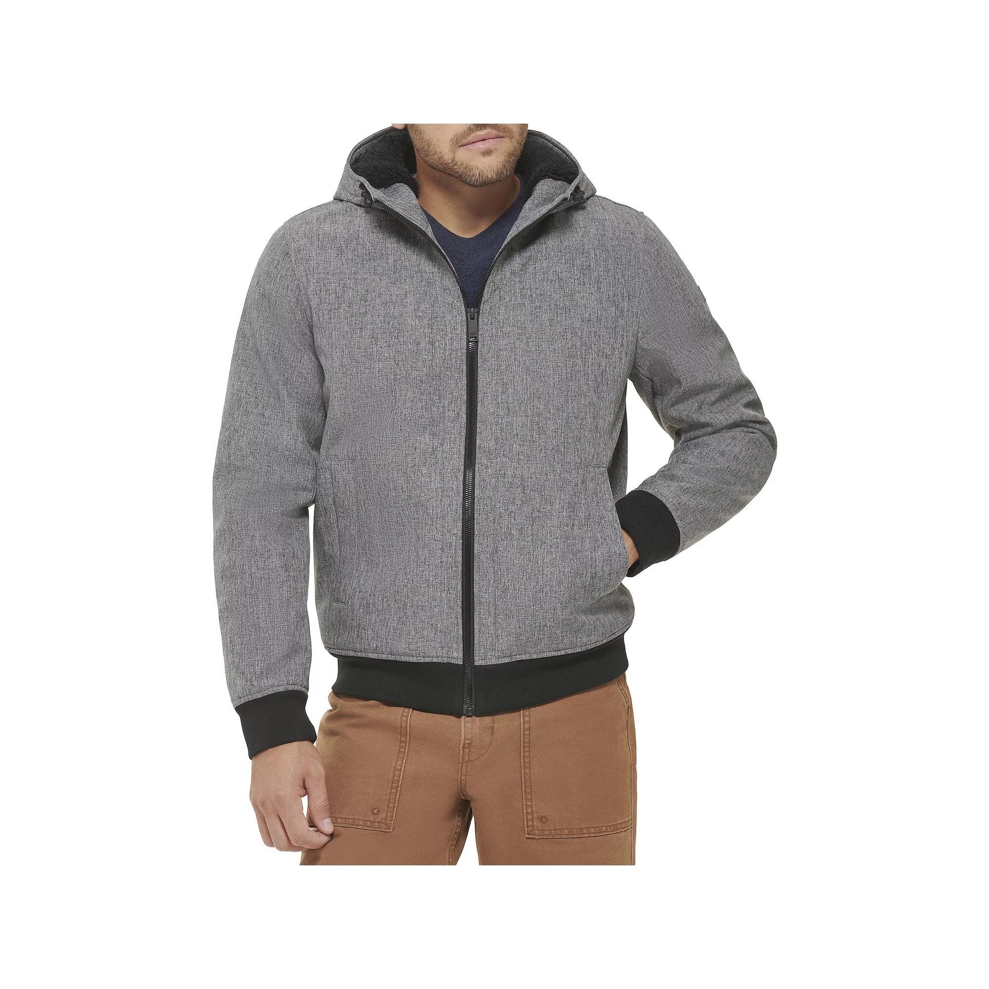 Men's Dockers Sherpa Lined Softshell Hoody,  Product Image