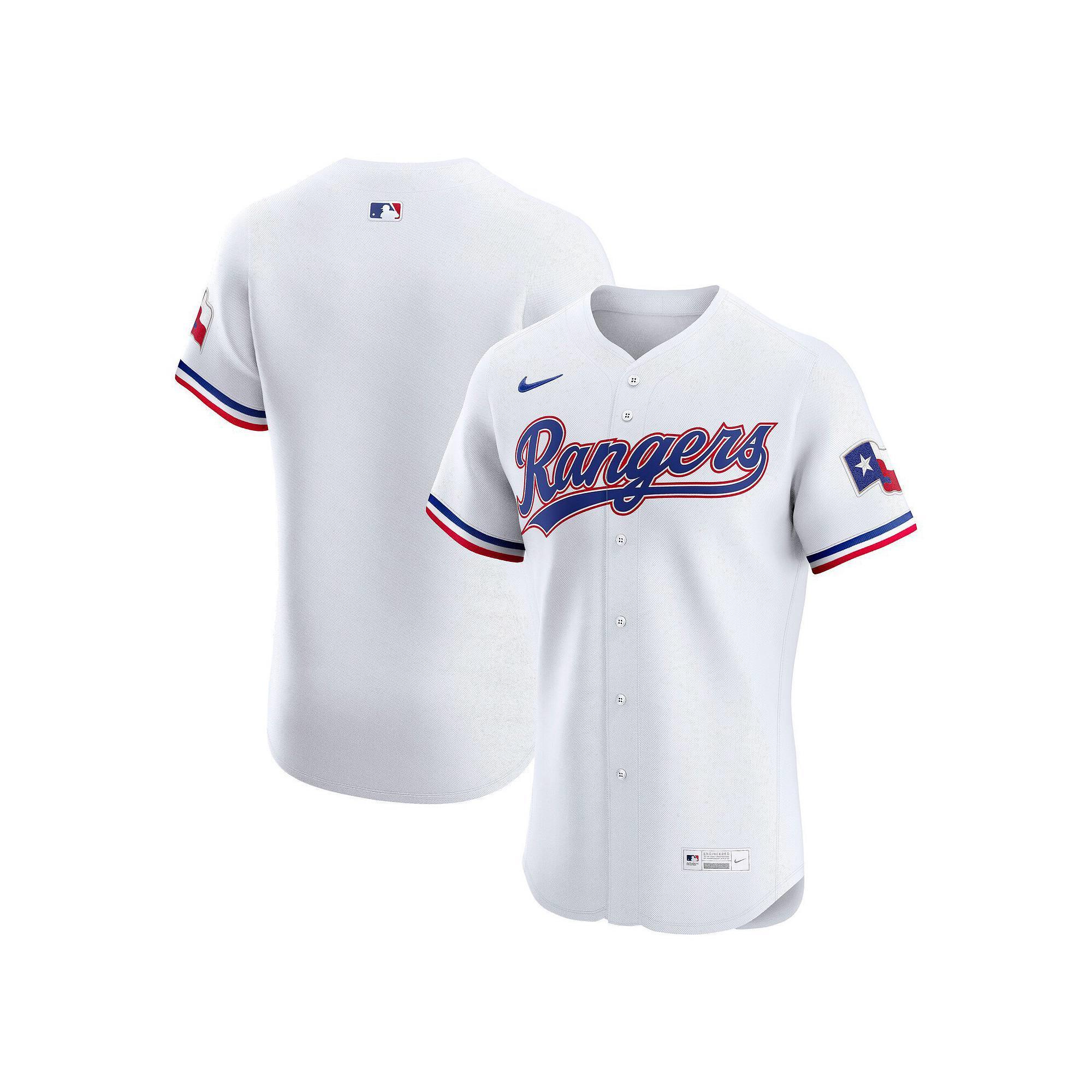 Men's Nike White Texas Rangers Home Elite Jersey, Size: 52 Product Image