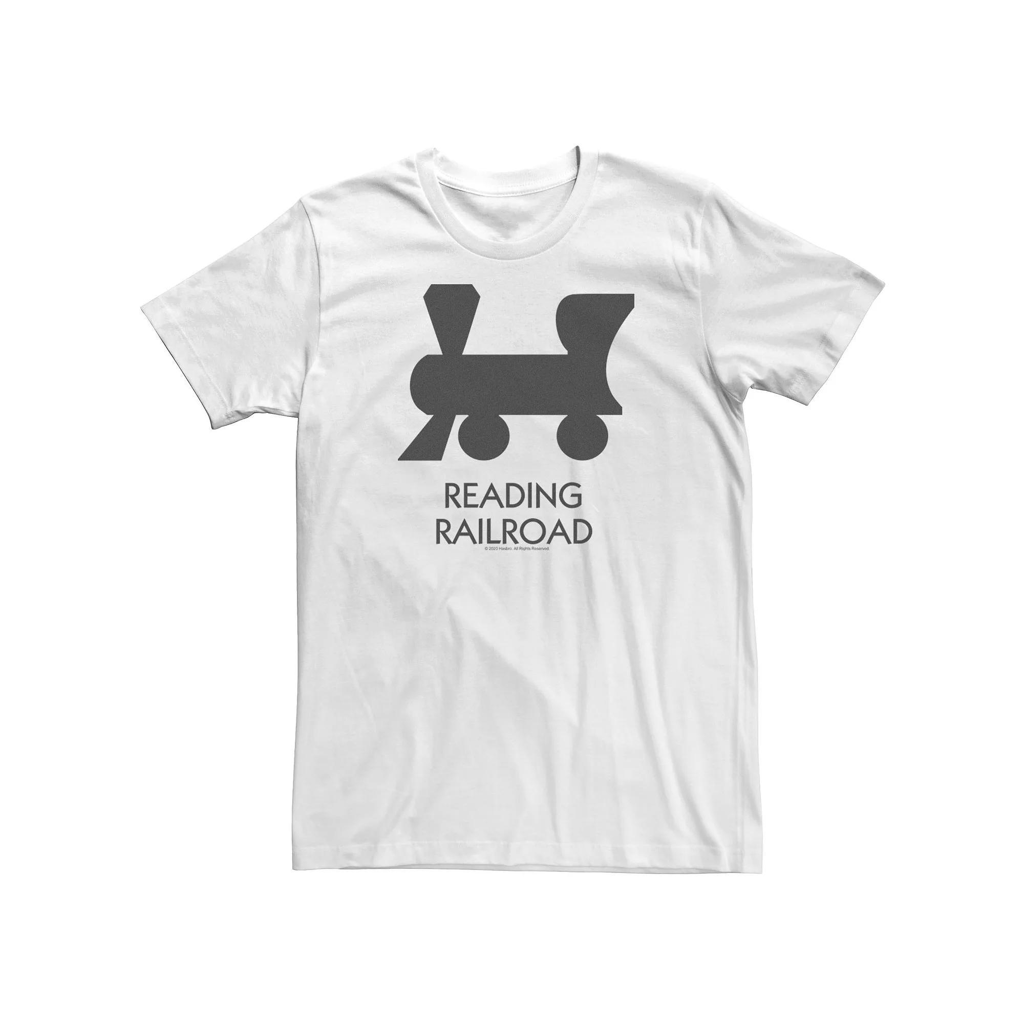 Big & Tall Monopoly Reading Railroad Tee, Men's,  Product Image