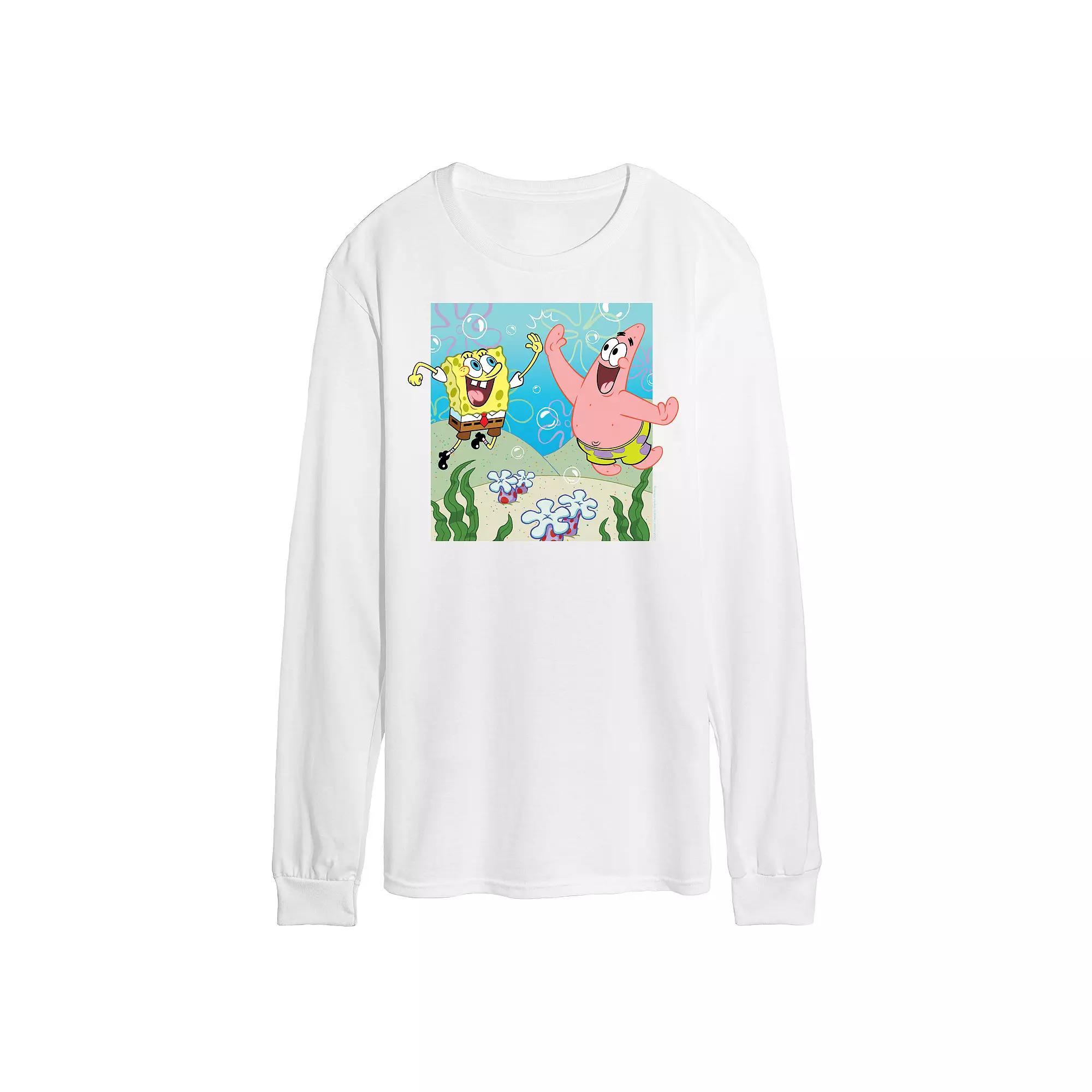 Men's Nickelodeon SpongeBob Squarepants High Five Long Sleeve,  Product Image