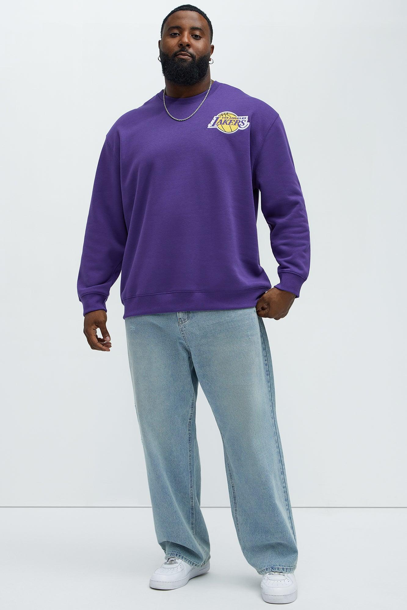 Lakers Loud Crewneck Sweatshirt - Purple Product Image