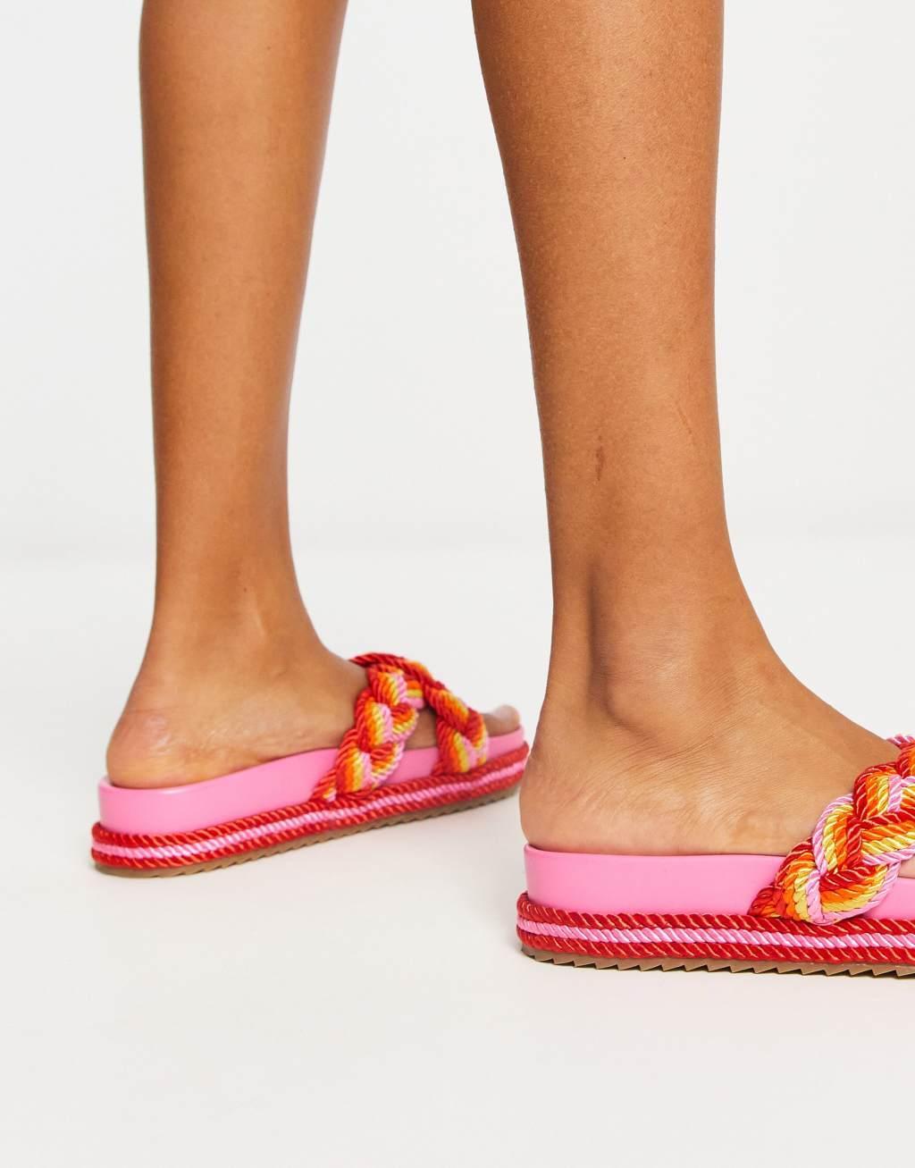 ASOS DESIGN Jasmine plaited espadrille footbed Product Image