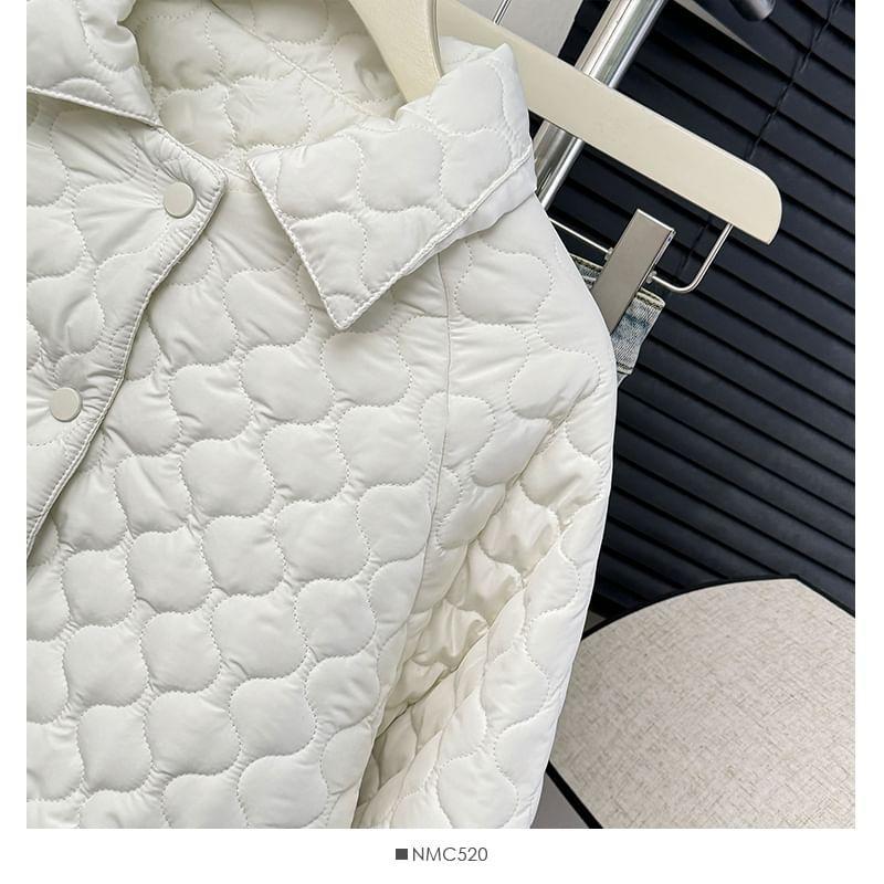 Collared Qulited Jacket Product Image