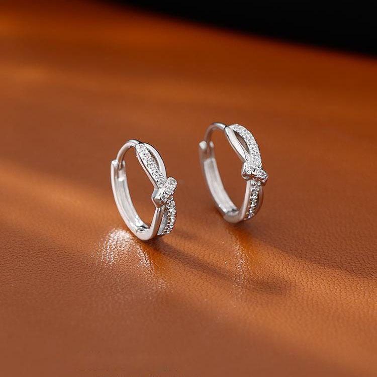 925 Sterling Silver Hoop Earring Product Image