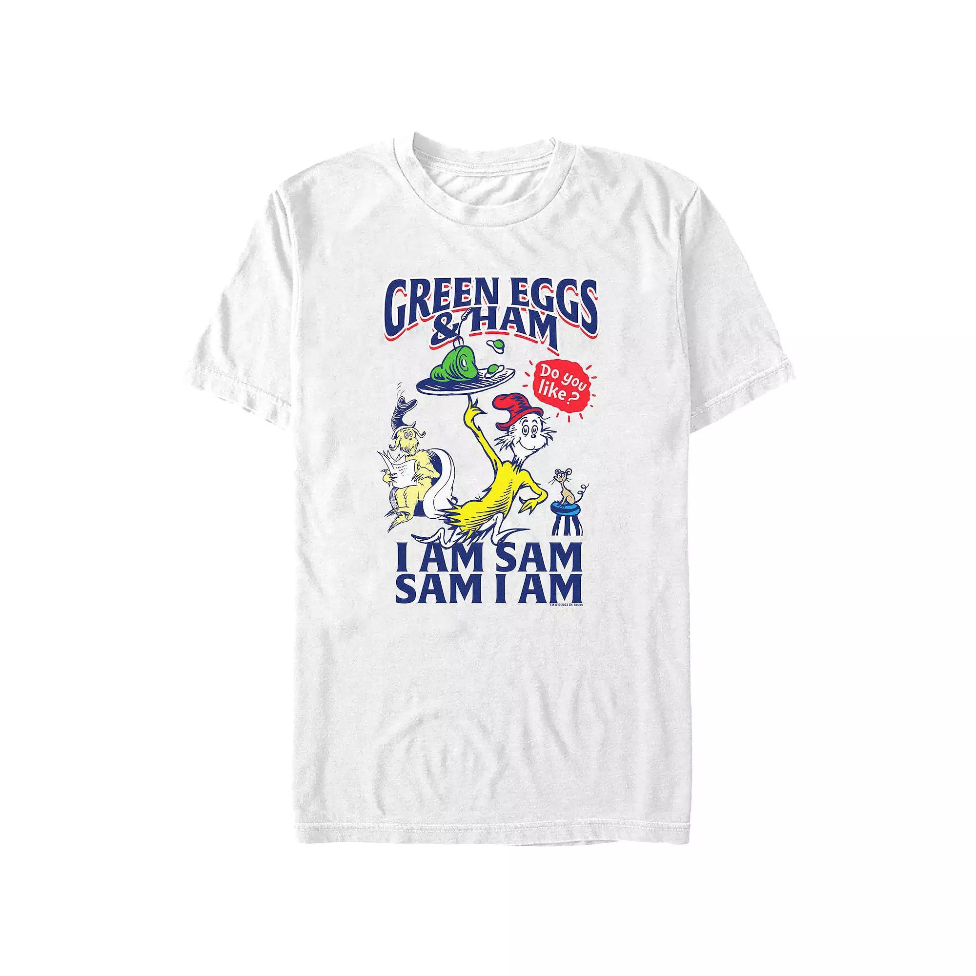 Big & Tall Dr. Seuss Green Eggs And Ham Do you Like Them? Graphic Tee, Men's,  Product Image